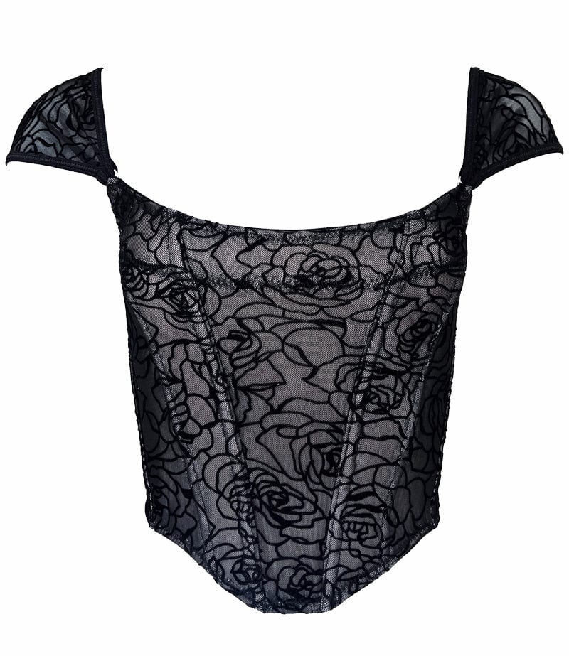 CORSET REVERIE NEGRO - imagen 1