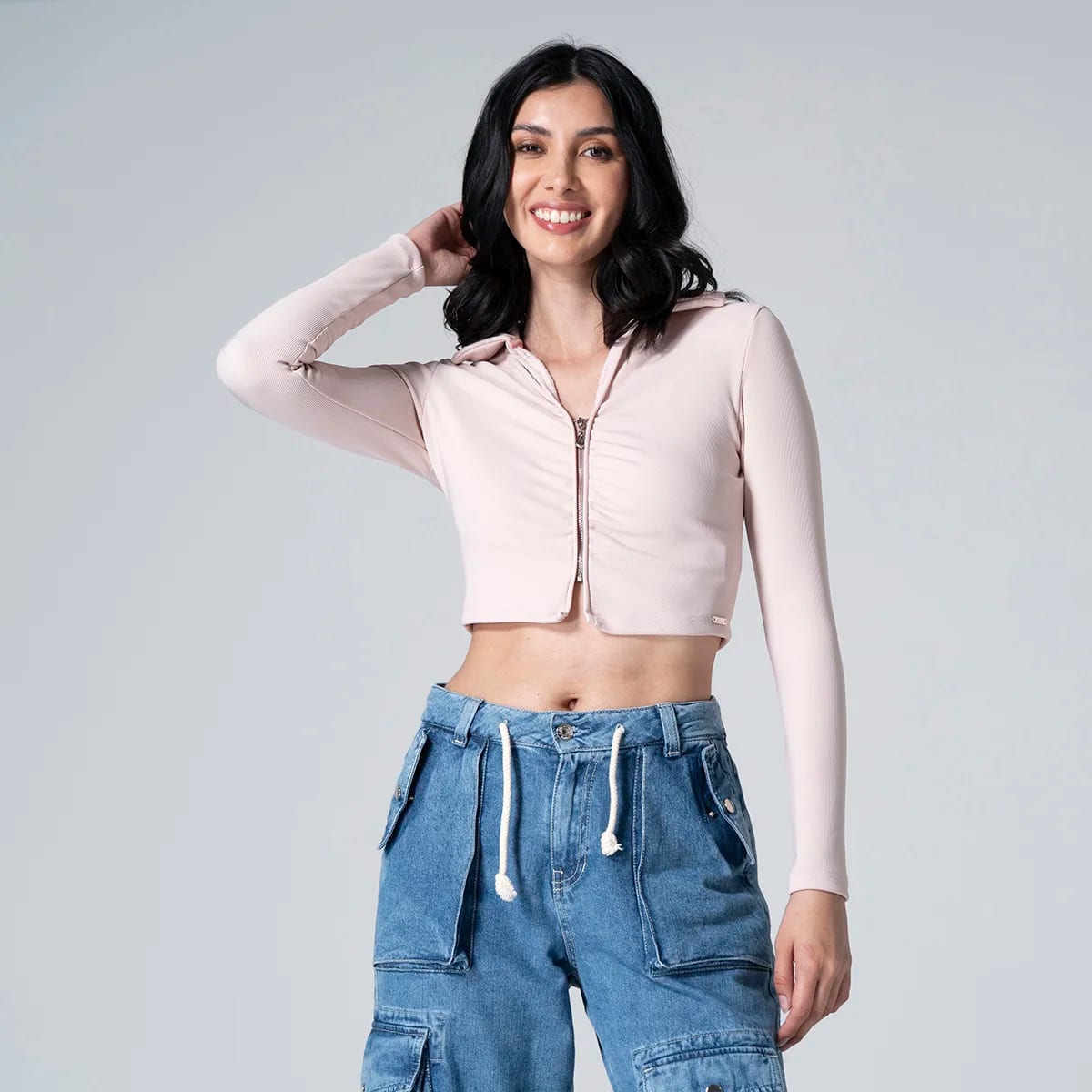 Blusa Corta Slim Manuelle - imagen 2