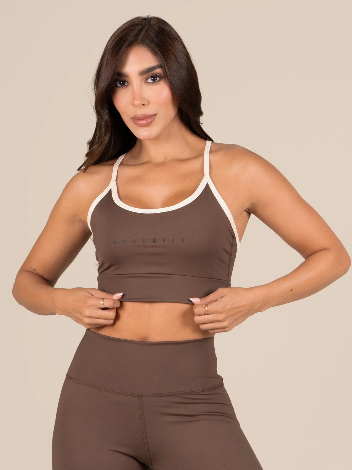 Palmas leggins set cafe crema - imagen 4