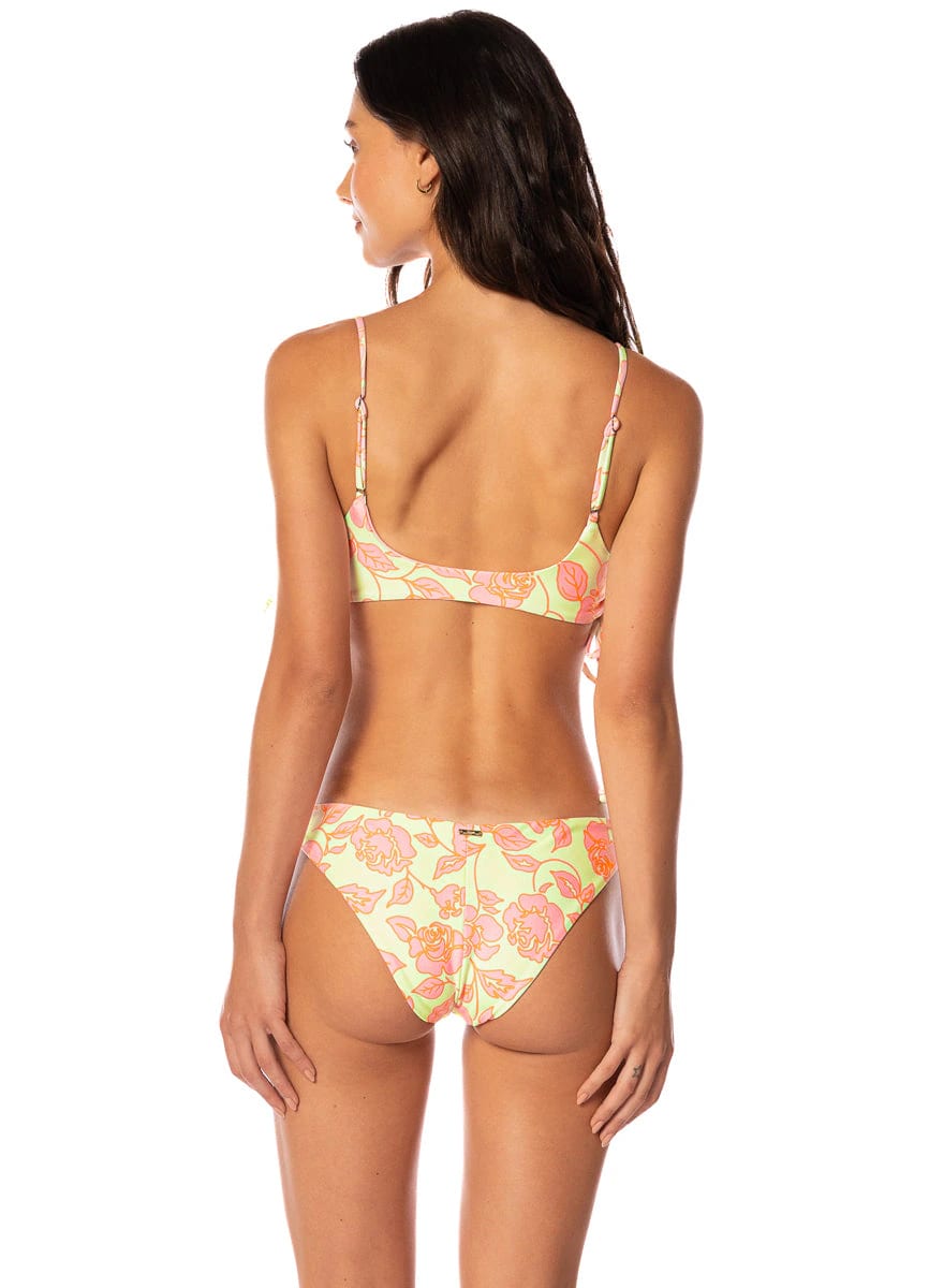 Maaji Blooming Glow Iconic Low Rise Thin Side Bikini Bottom - imagen 1