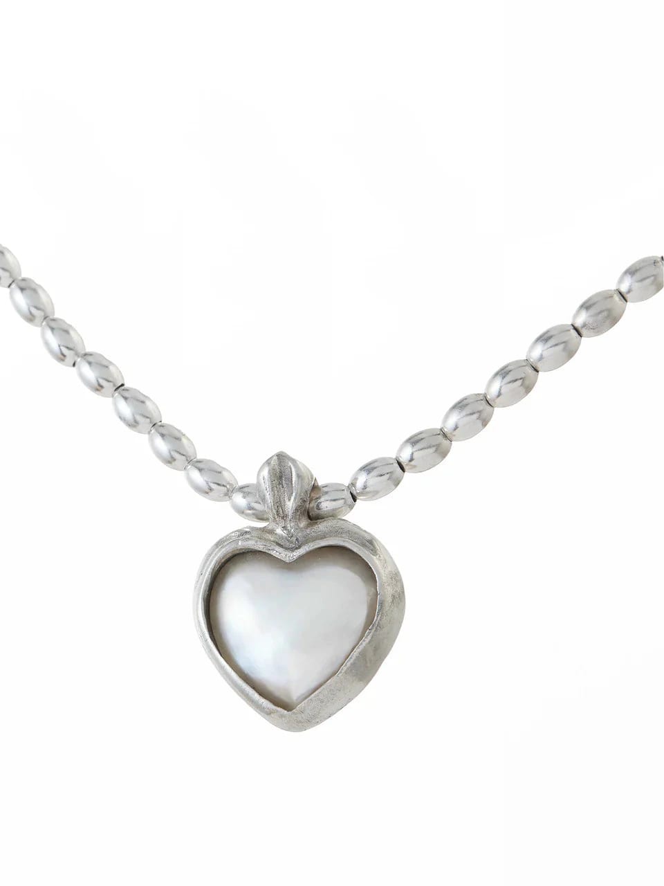 PEARL HEART NECKLACE - imagen 1