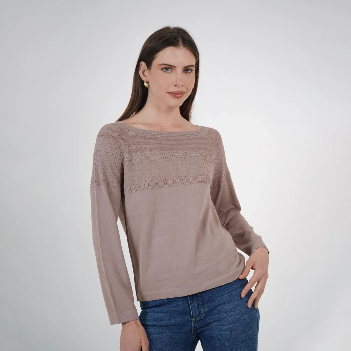 Sweater Cuello Redondo Manga Larga - imagen 6