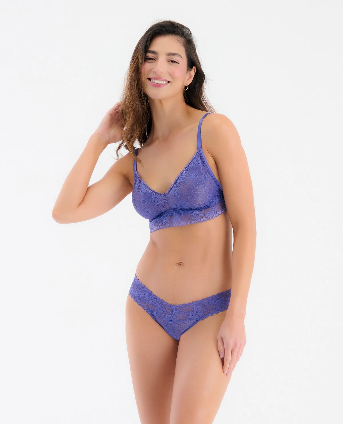 Bralette Triangular | En Encaje | Elástico en Base - imagen 4