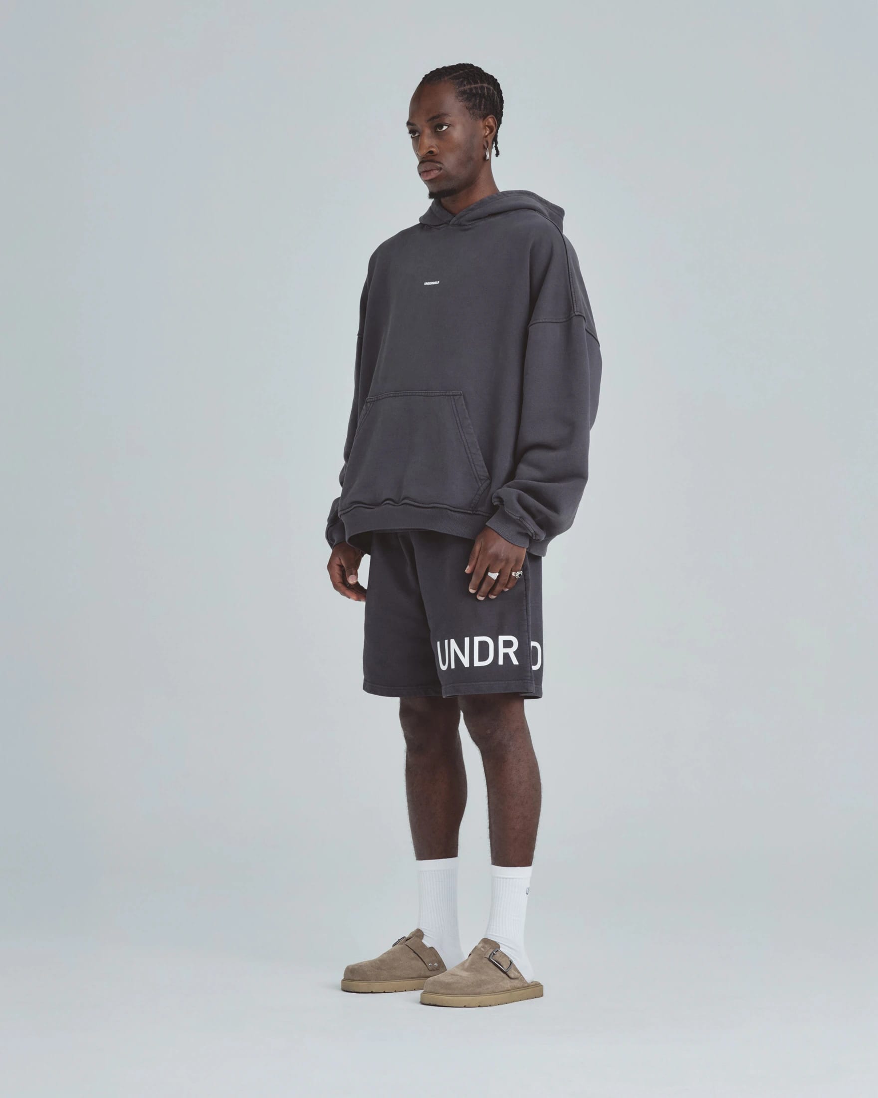 Line Basic Hoodie Dark Gray - imagen 5