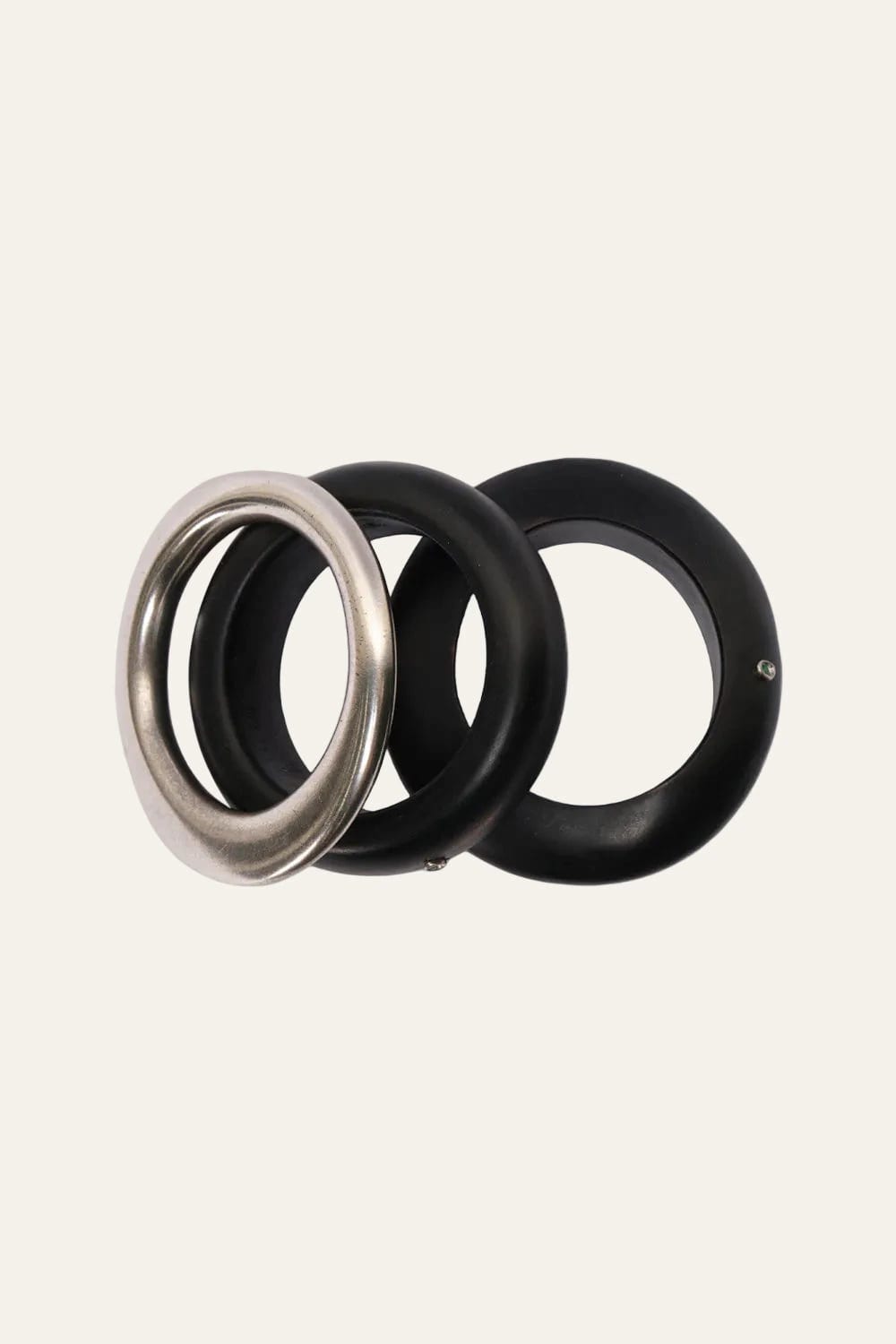Por Un Sueño Bangles Set In Silver - imagen 3