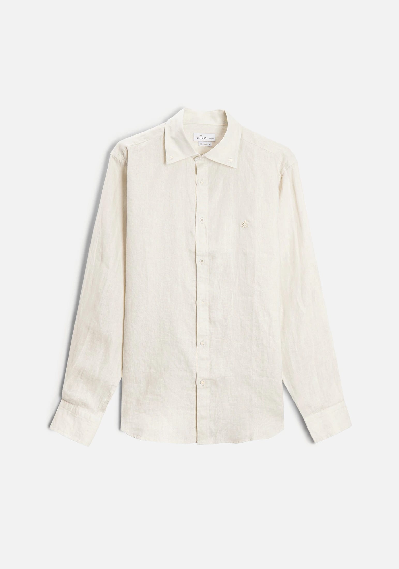 Camisa H CBD Lino L-Atn Marfil - imagen 1