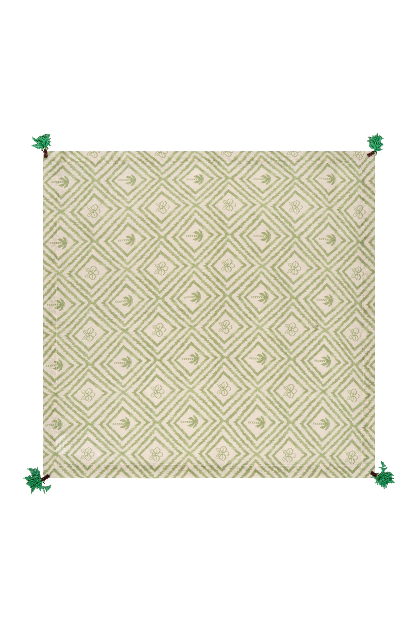 Green Palms Linen Napkins / Set of 4 - imagen 2