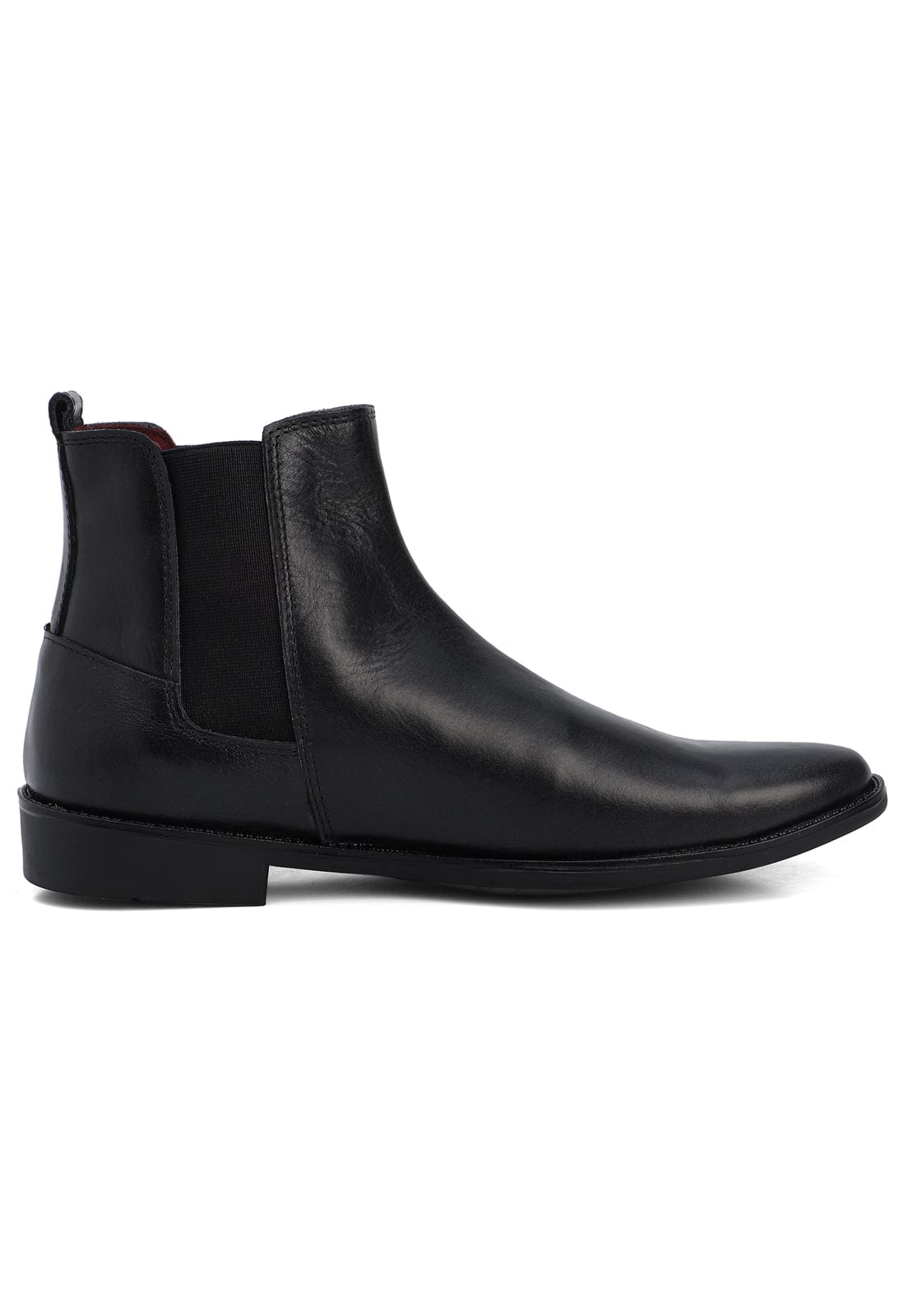 Botines chelsea negros en cuero - imagen 3