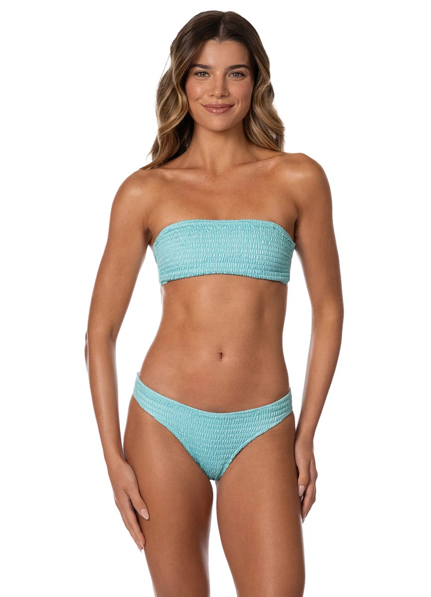 Maaji Indigo Veil Flirt Low Rise Thin Side Bikini Bottom - imagen 4