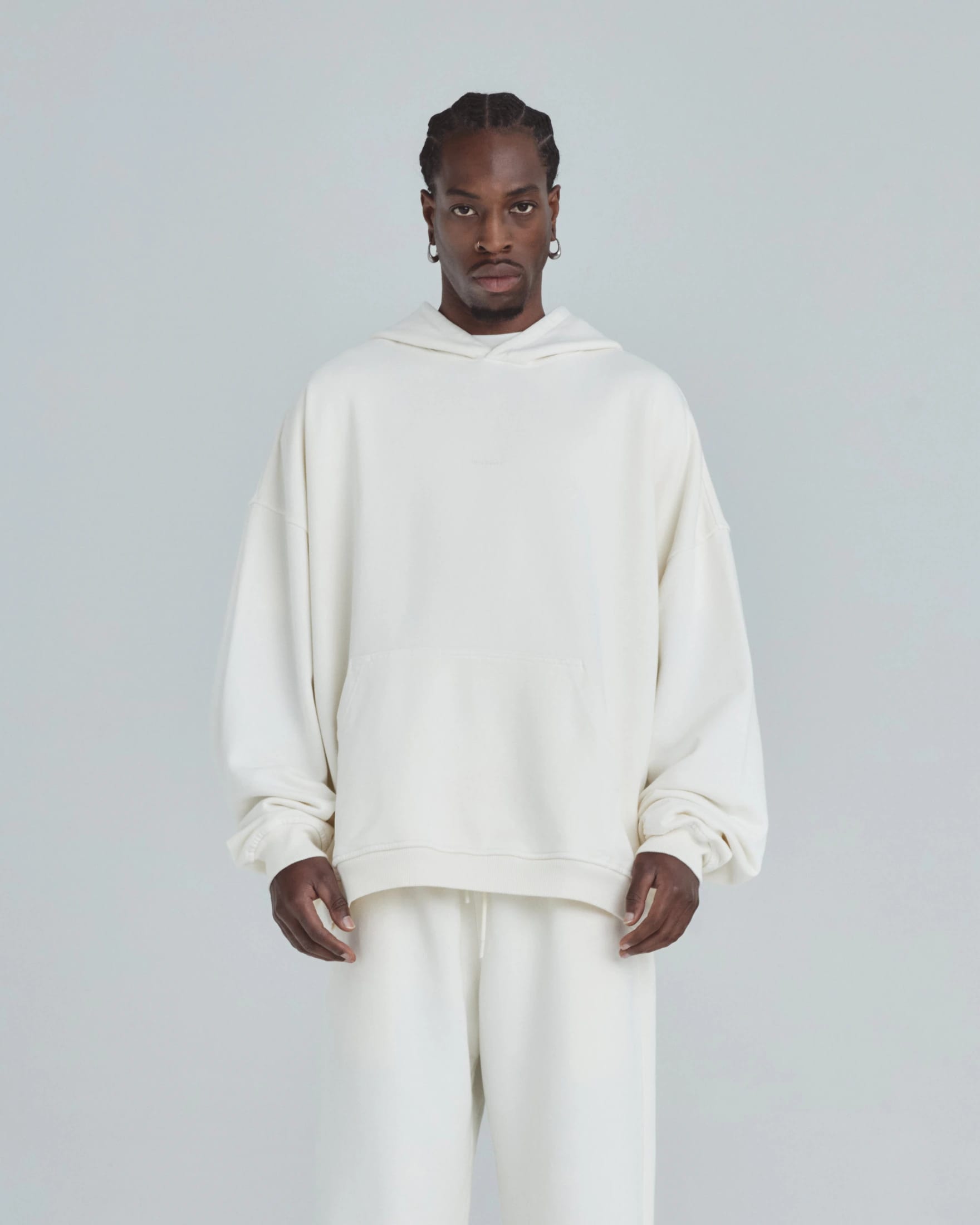 Line Basic Hoodie White - imagen 2