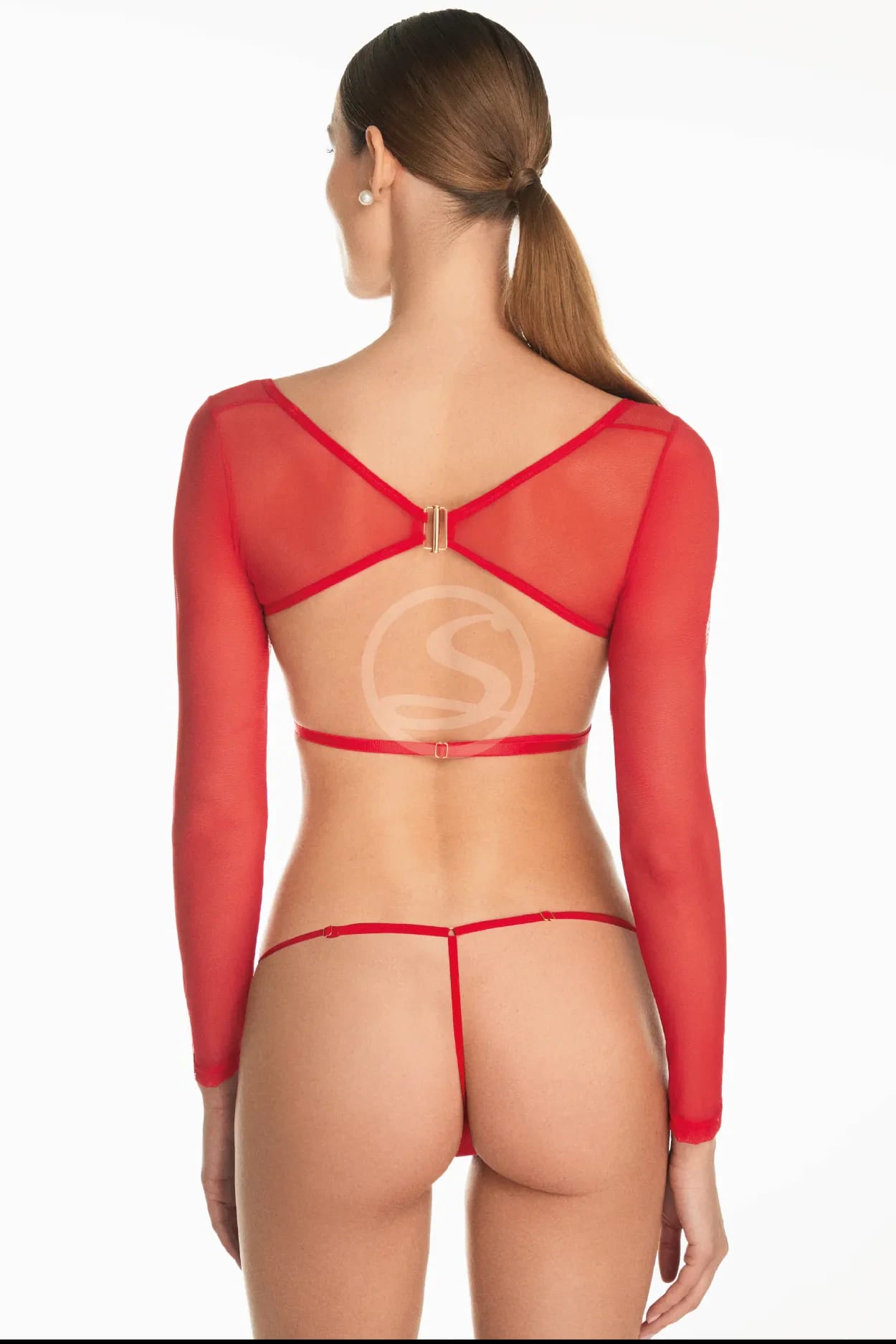 Set de Lenceria Harley Rojo Santisimas Ref. S-416 - imagen 2