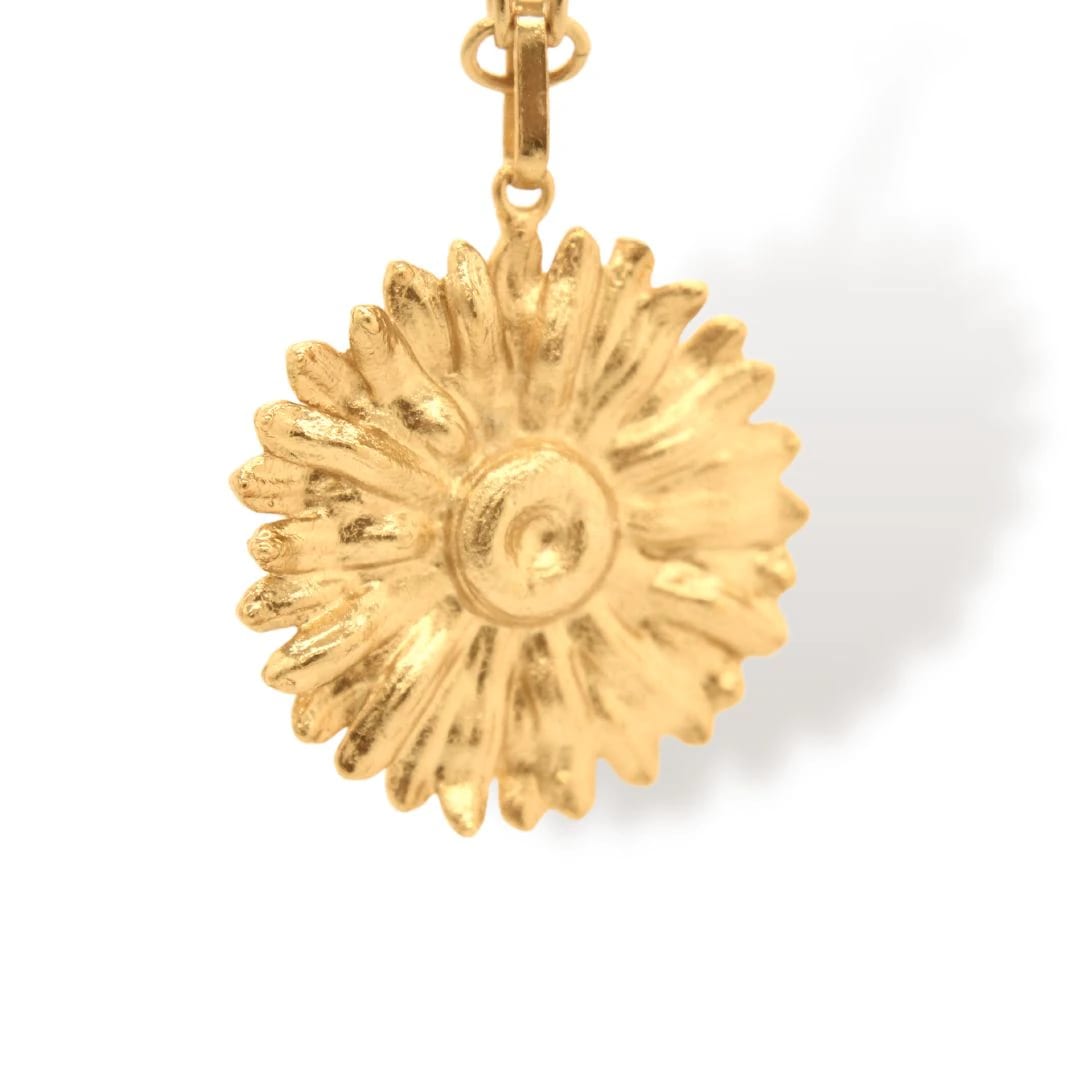 Cadena con flor de margarita grande - imagen 1