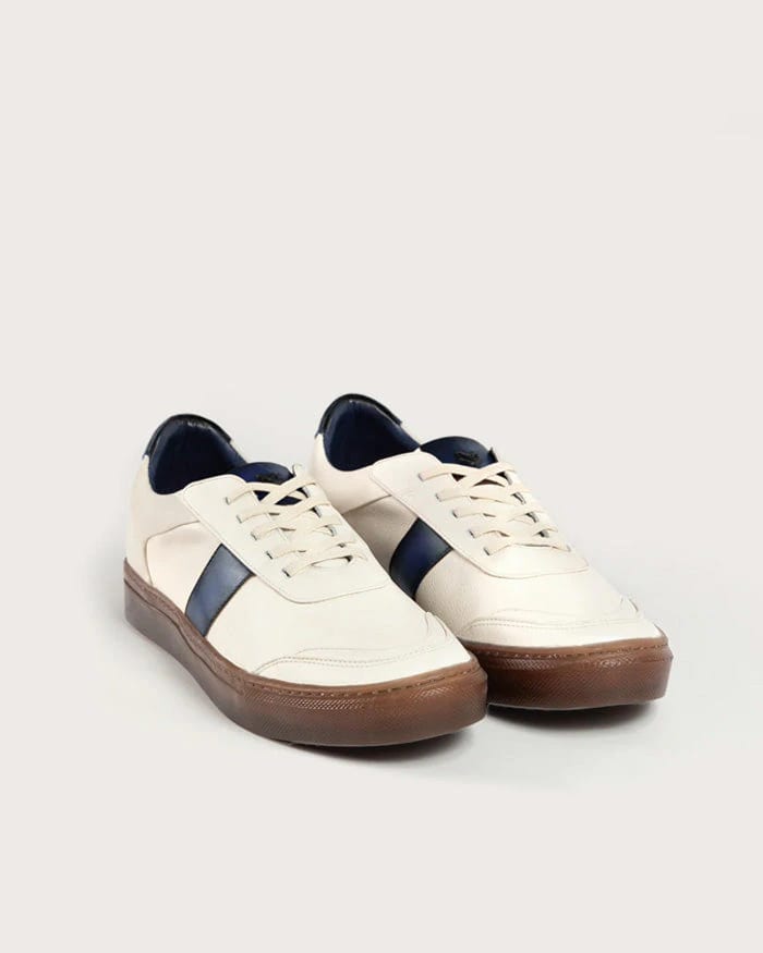 Sneaker Pisa Beige-Azul - imagen 2