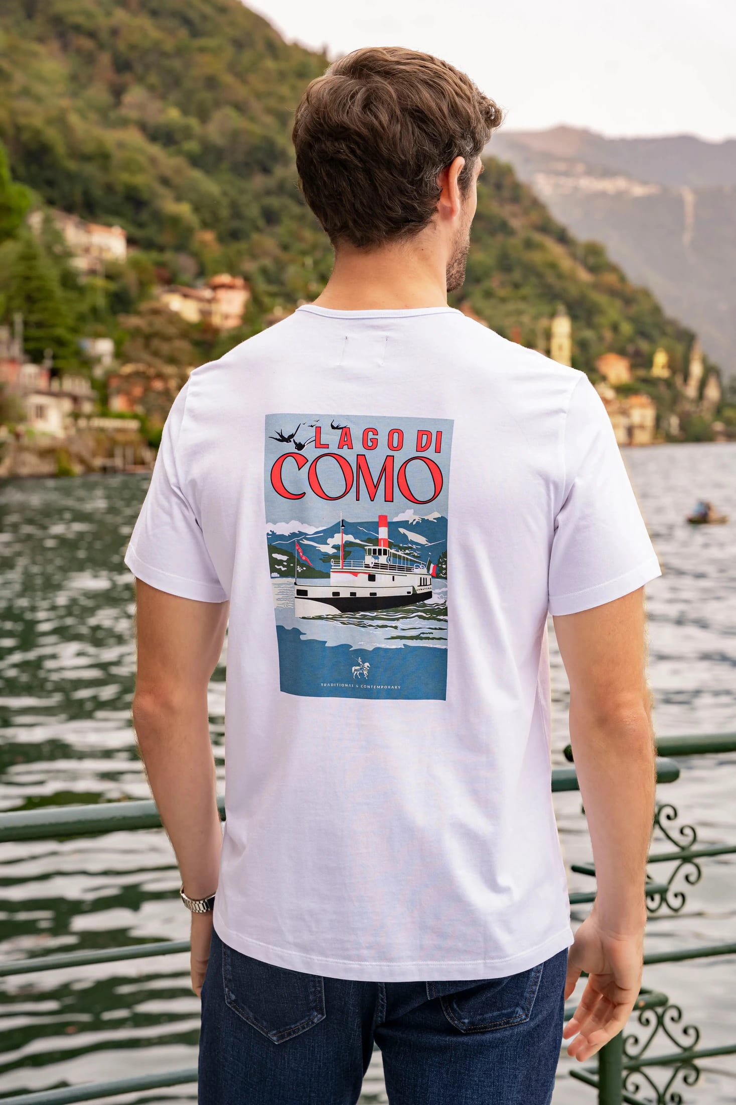 Camiseta Lago di Como Hombre - imagen 4