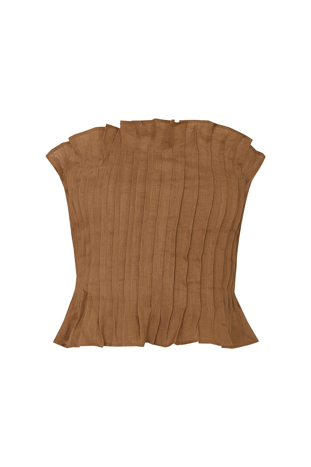Crop top chiara mocca - imagen 2