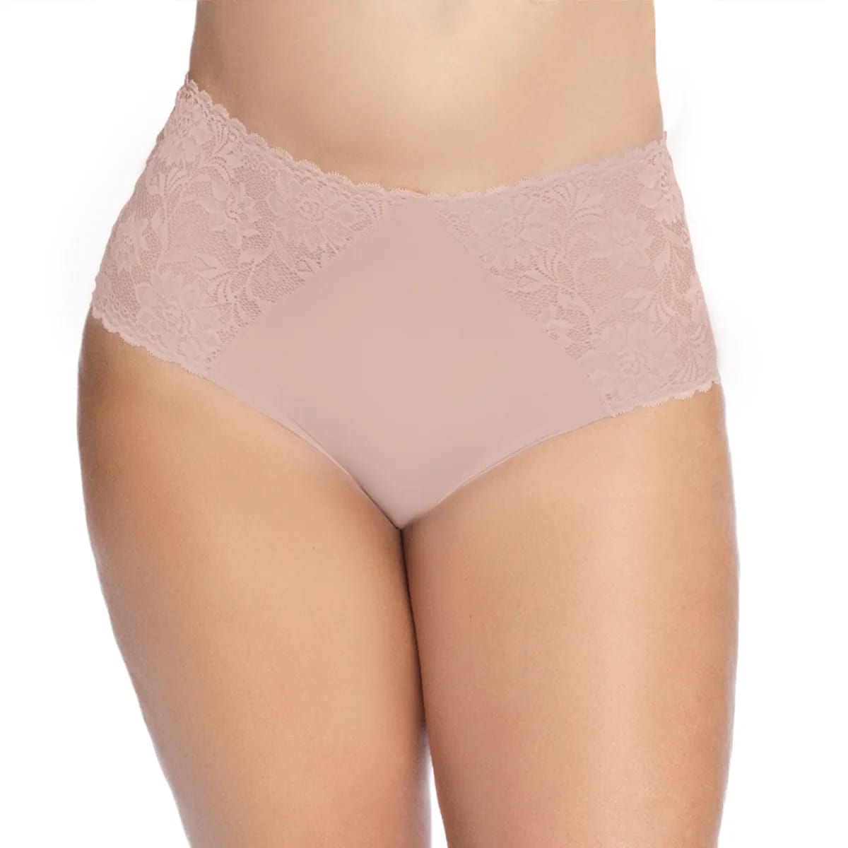 PANTY ALTO CON ENCAJE EN LATERALES - imagen 4