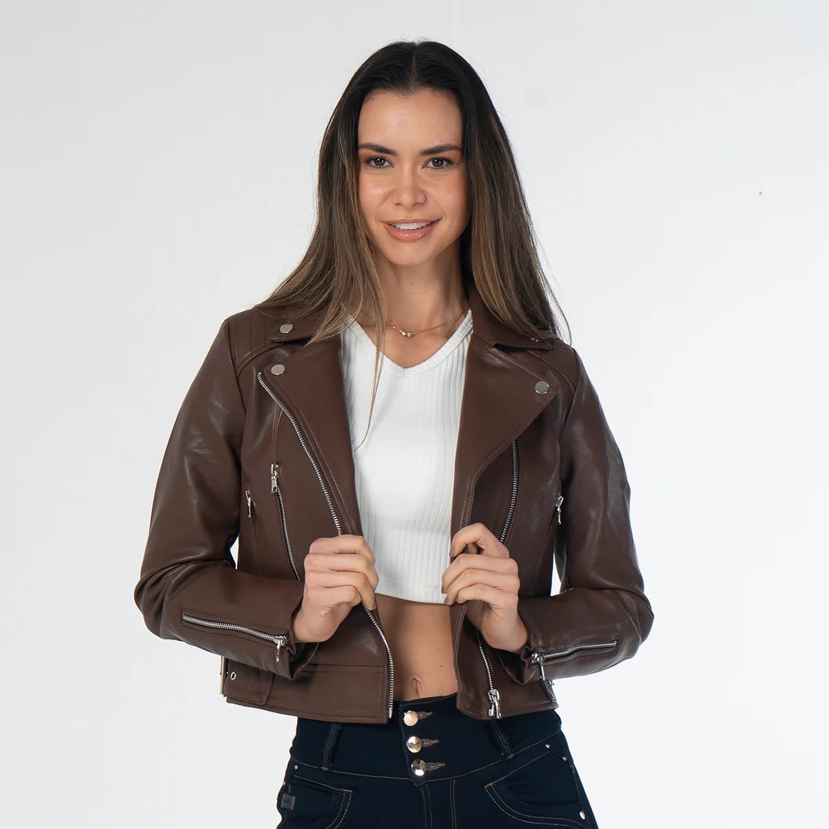 Chaqueta Sintetica Biker Carlota - imagen 1