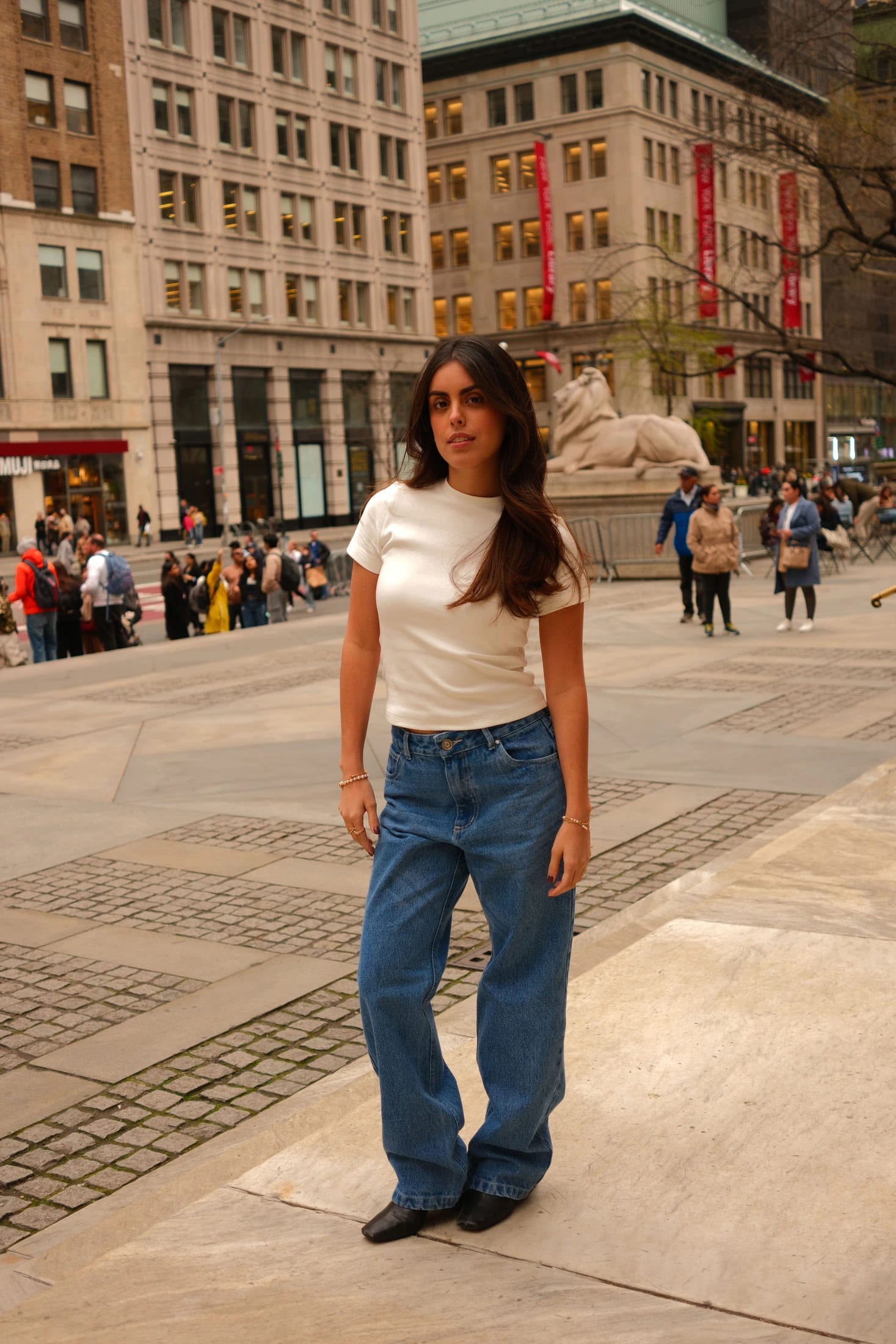 Chunky Leather Star Jeans - imagen 2