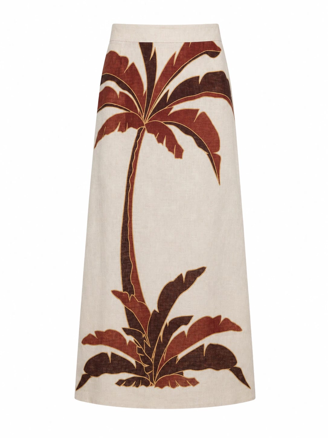 El Carmelo Linen Midi Skirt / Terra Palms - imagen 1