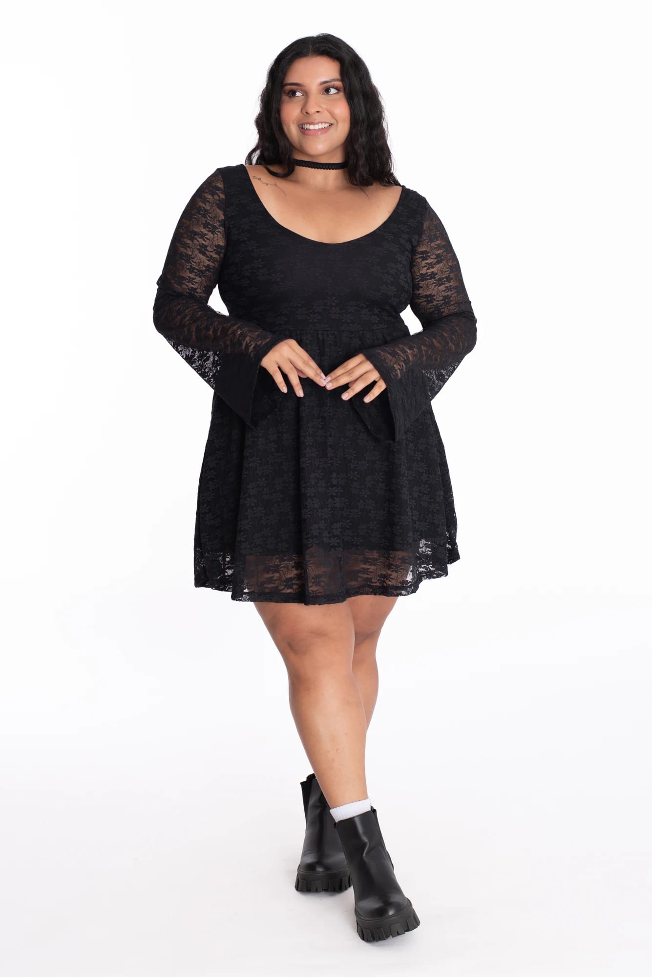 Vestido Florencia Negro - imagen 19