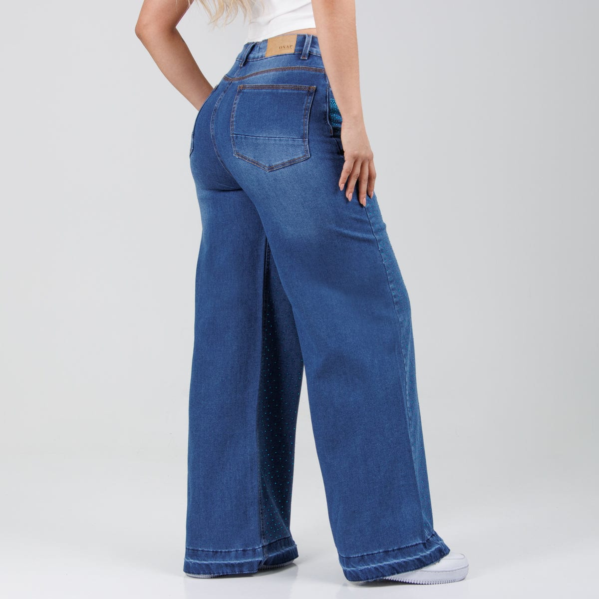 Jean Axspen Wide Leg Brillos  Ox-2788 - imagen 3