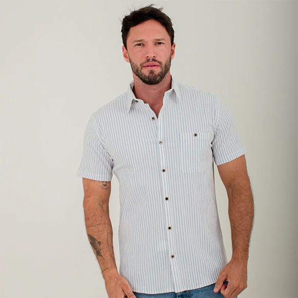 CAMISA MC 100% ALGODON HOMBRE - imagen 1
