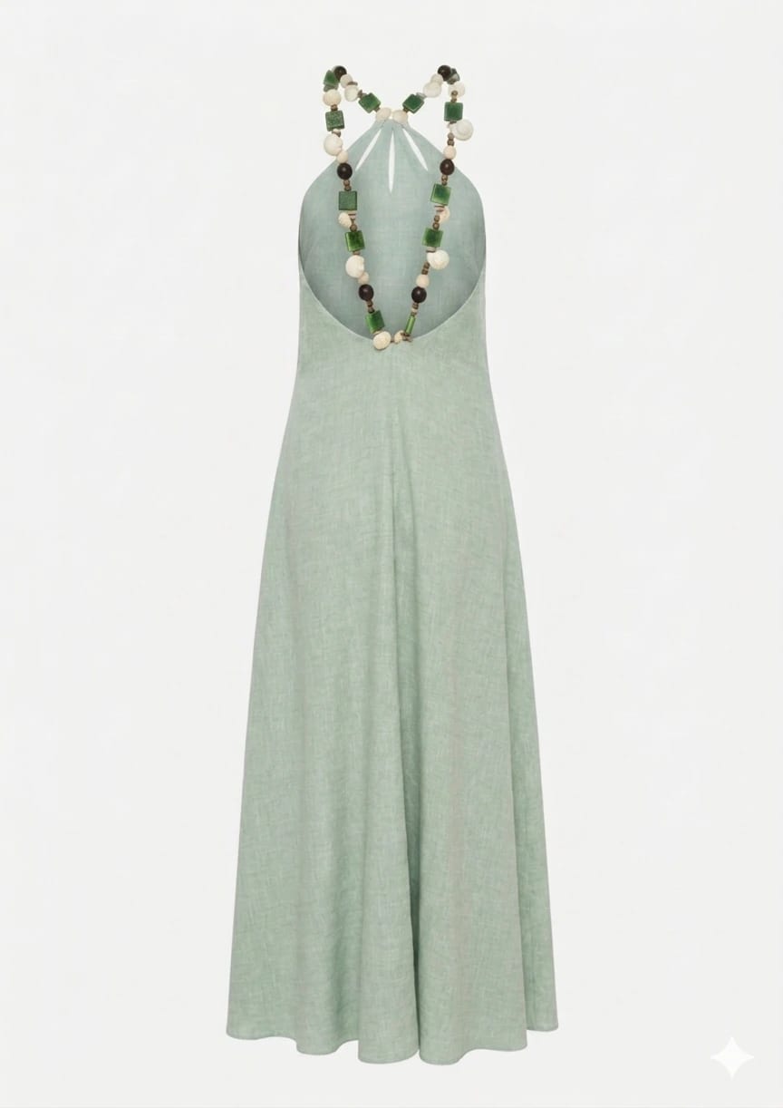 DAKOTA DRESS SEAFOAM GREEN - imagen 6