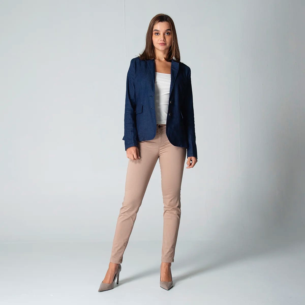 Blazer Casual Denim Slim Blz - imagen 9