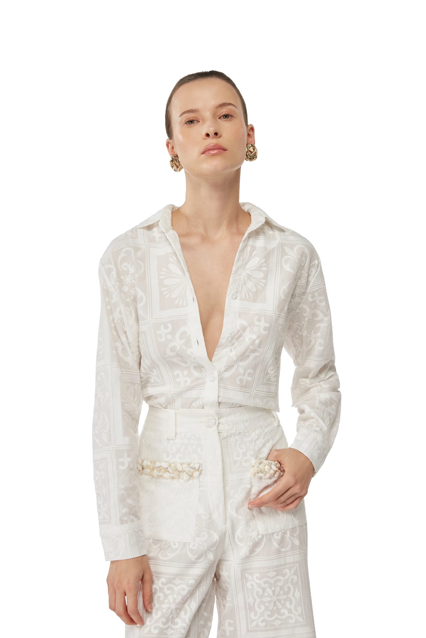 IVORA PANTS WHITE - imagen 3