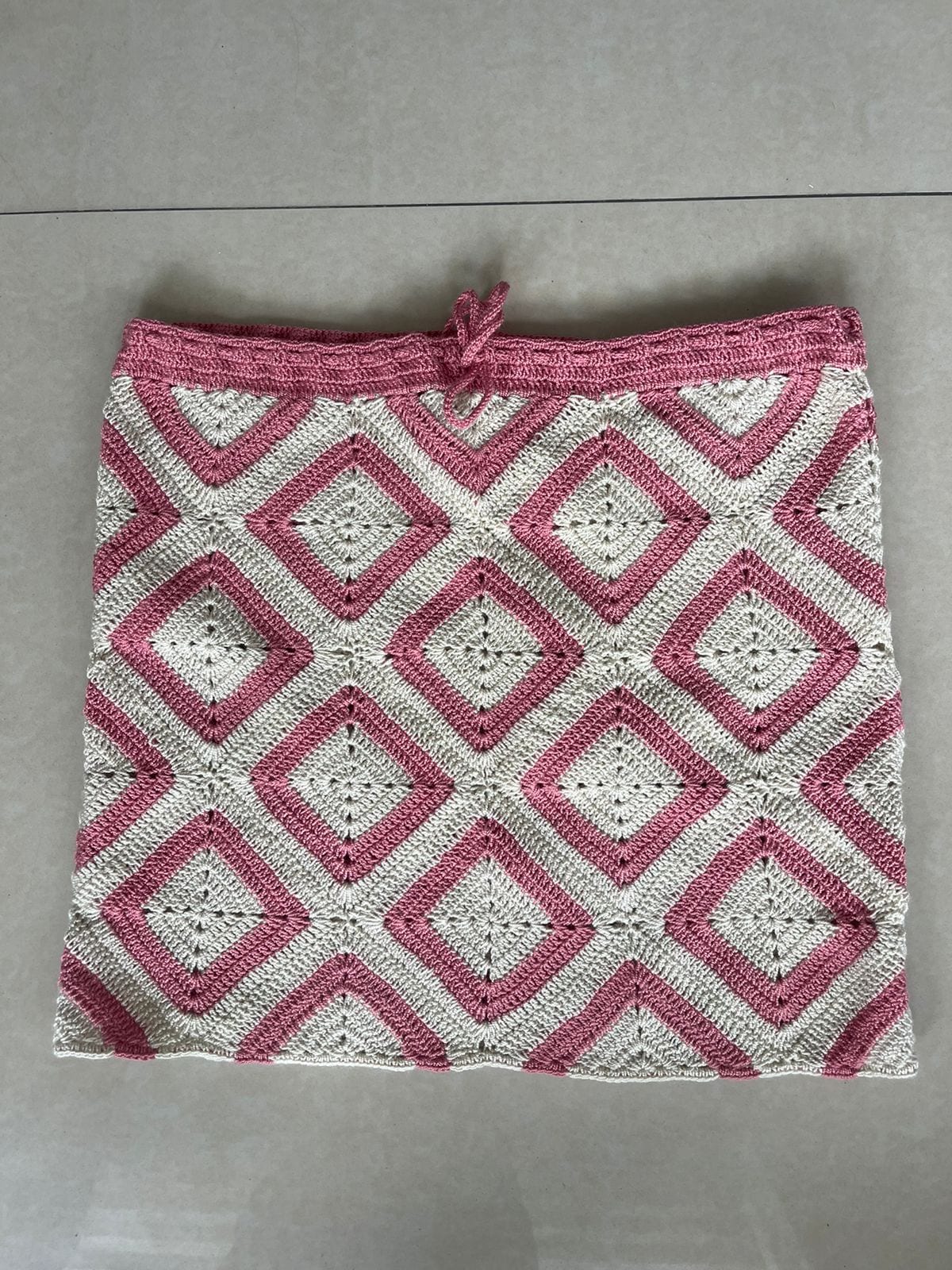 SKIRT CROCHET- PINK - imagen 4