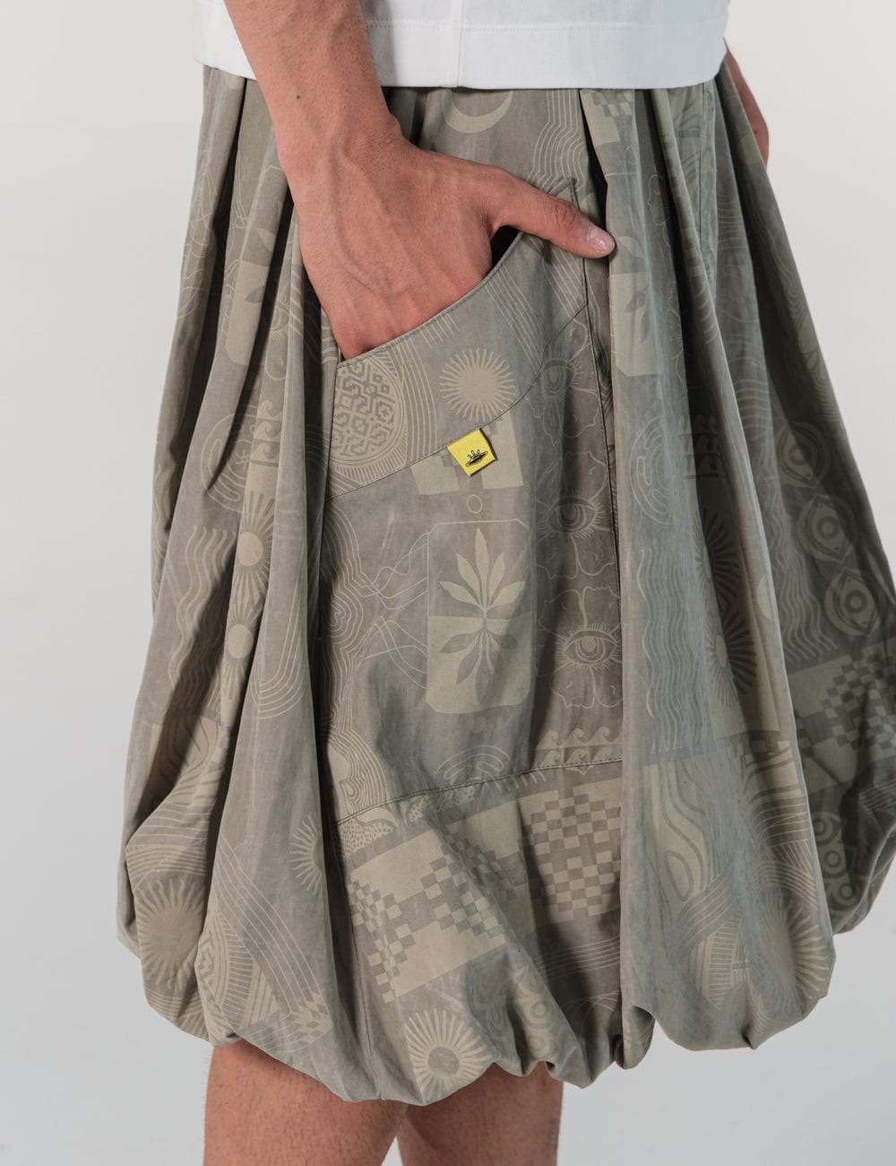 Falda Bombacha Ser Oliva Unisex - imagen 4