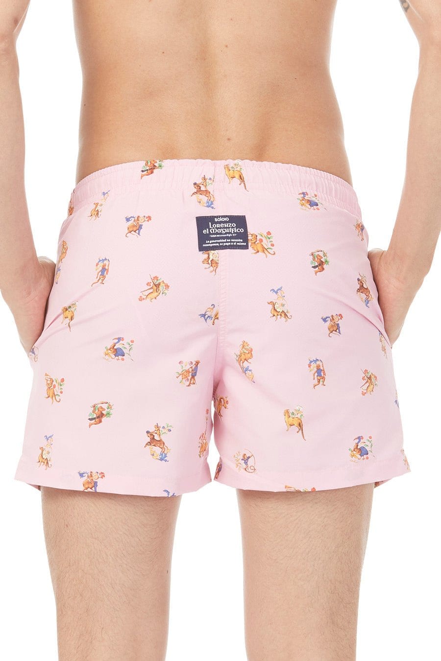 Men's separate lorenzo swim trunk pink - imagen 5