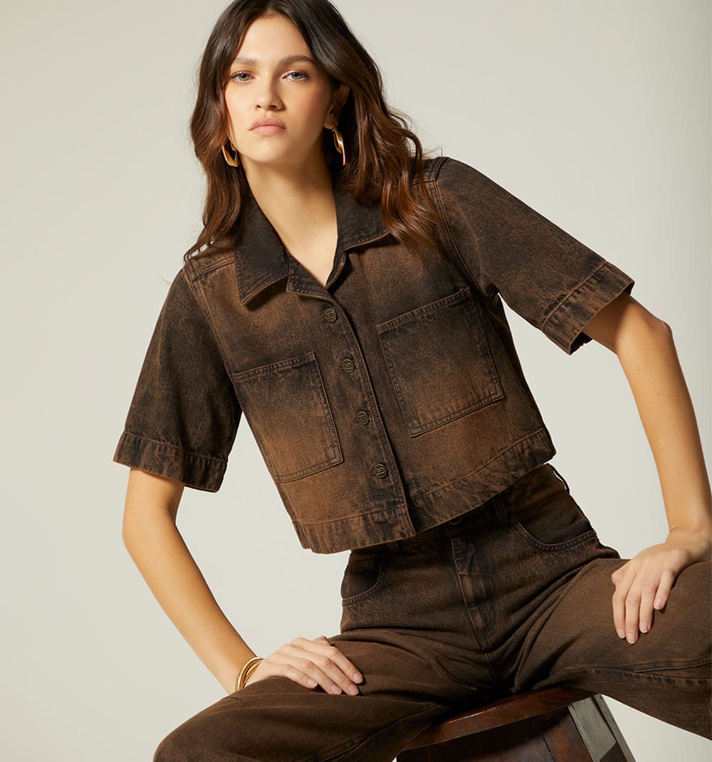 Blusa boxxi con bolsillos - imagen 1