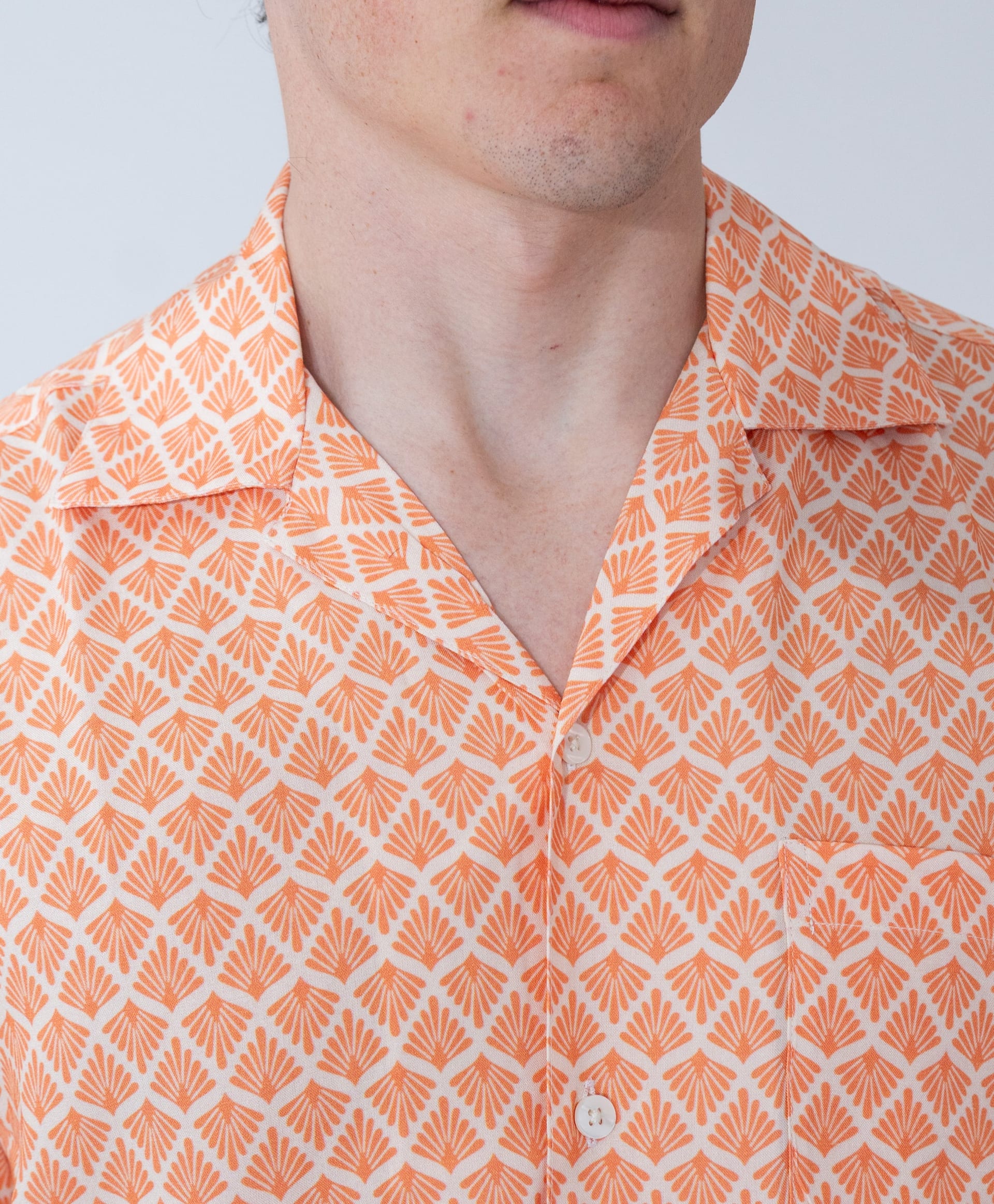 Camisas Ecovero Cubanas Estampada - imagen 2