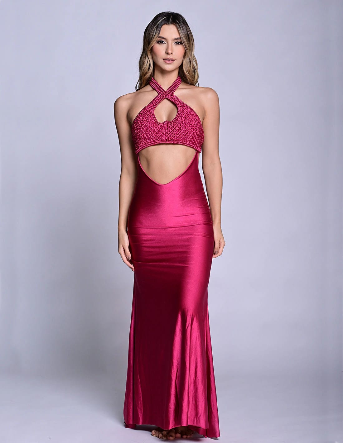 Vestido Kai Burgundy - imagen 1