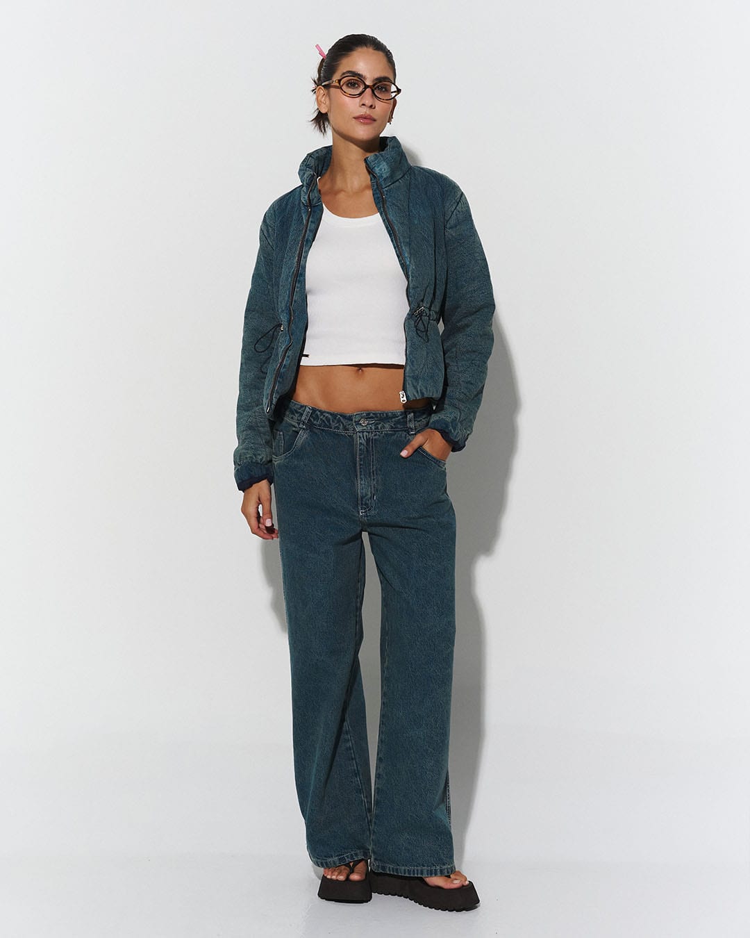 Chaqueta denim simetría - imagen 6