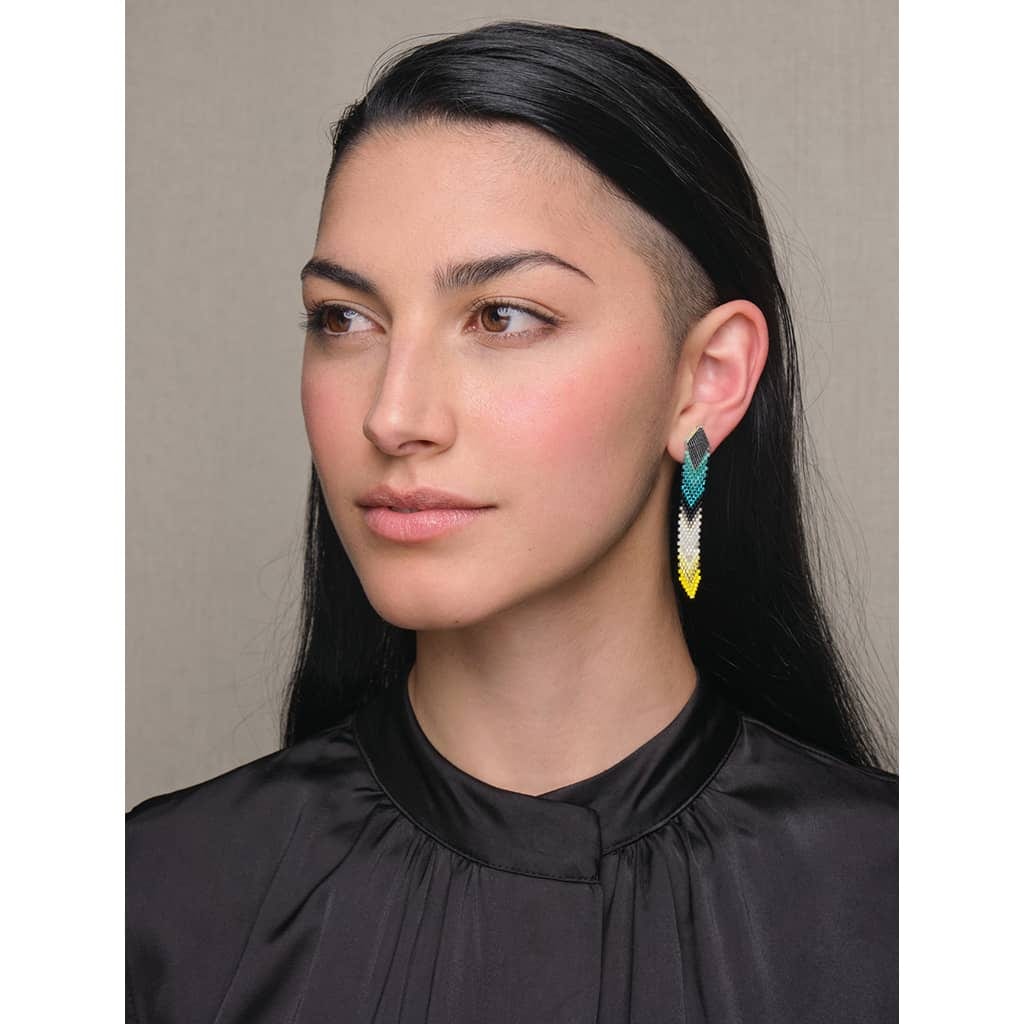 ARETES PLUMA PEQUEÑOS - imagen 2