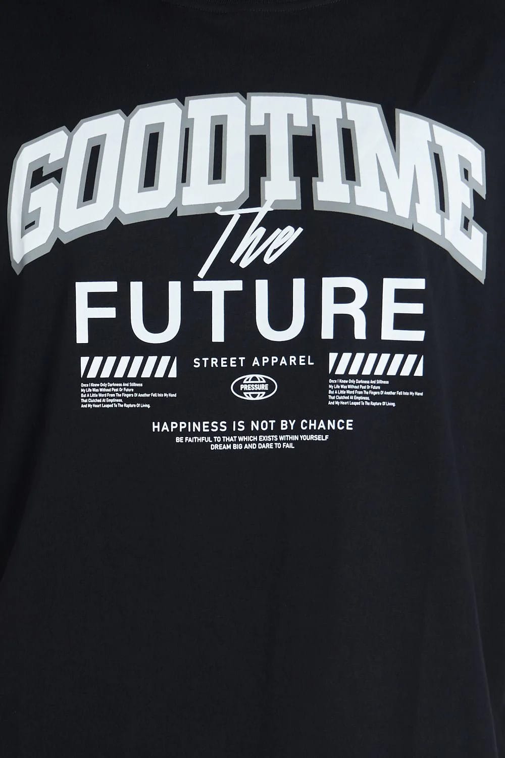 Camiseta oversize estampada Good Time Negro| DROP 03 | - imagen 2
