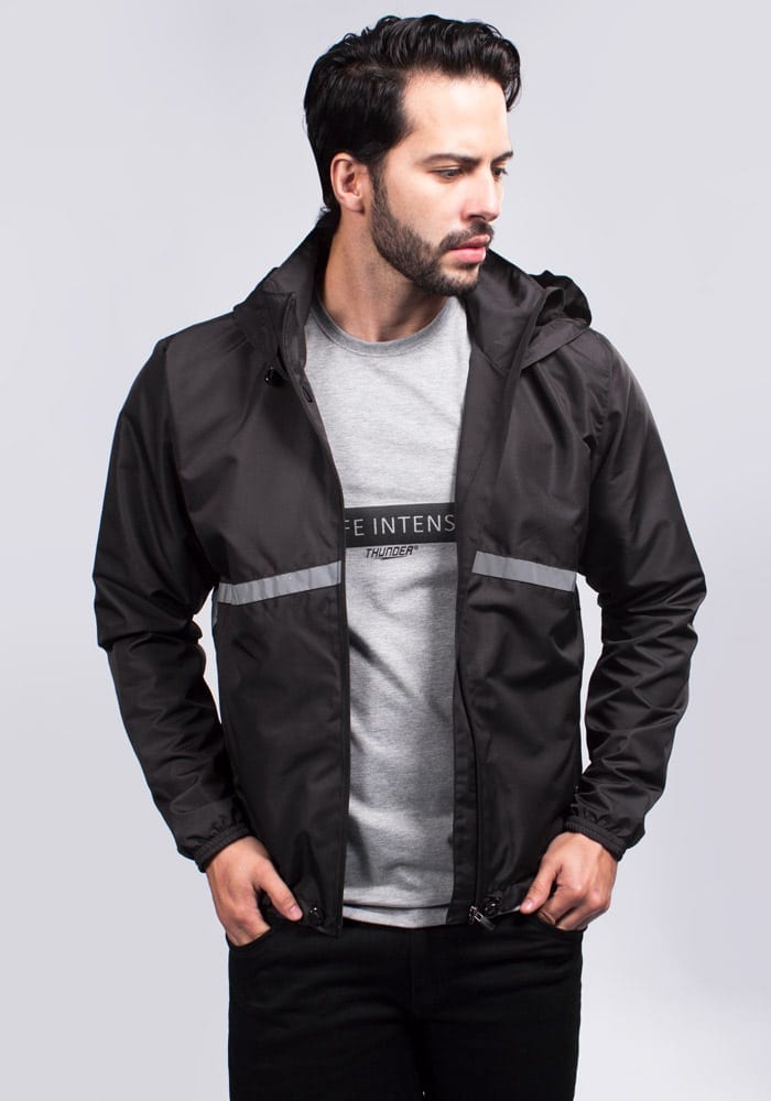 Chaqueta Rompe Vientos con Reflectivo Unisex - imagen 2