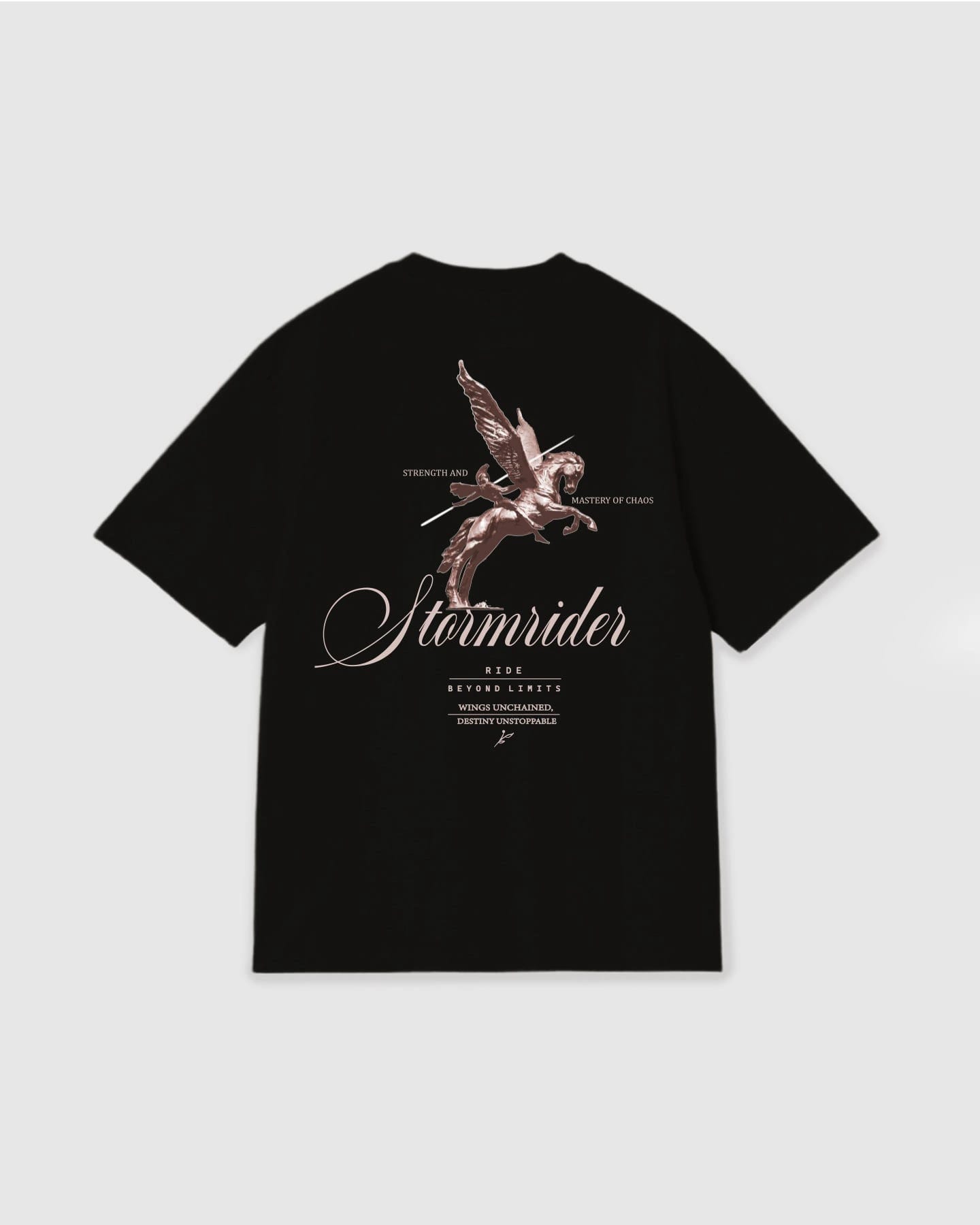 Oversized T Shirt Stormrider Black - imagen 1