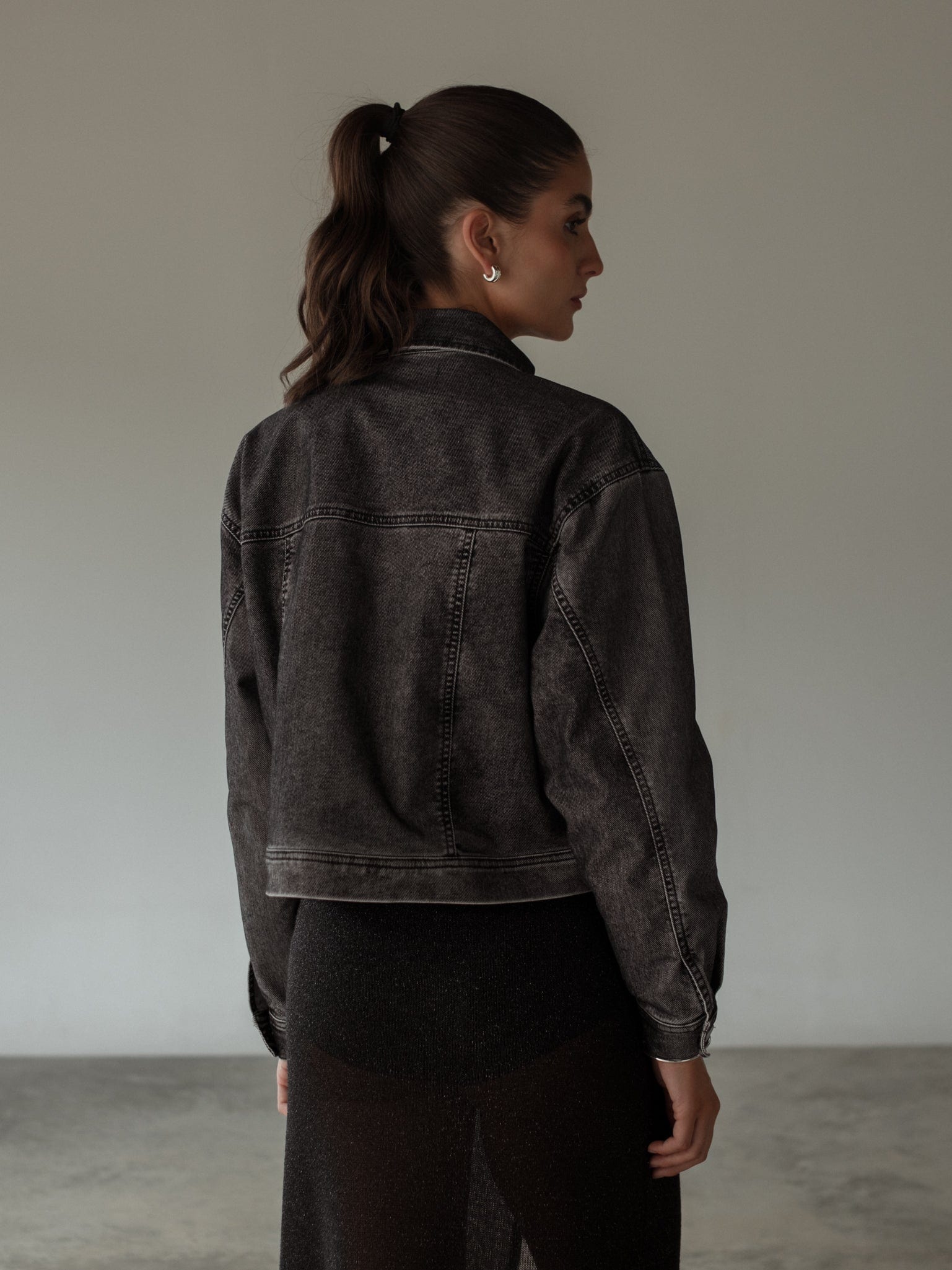 TIMELESS VELVET JACKET - BLACK - imagen 9