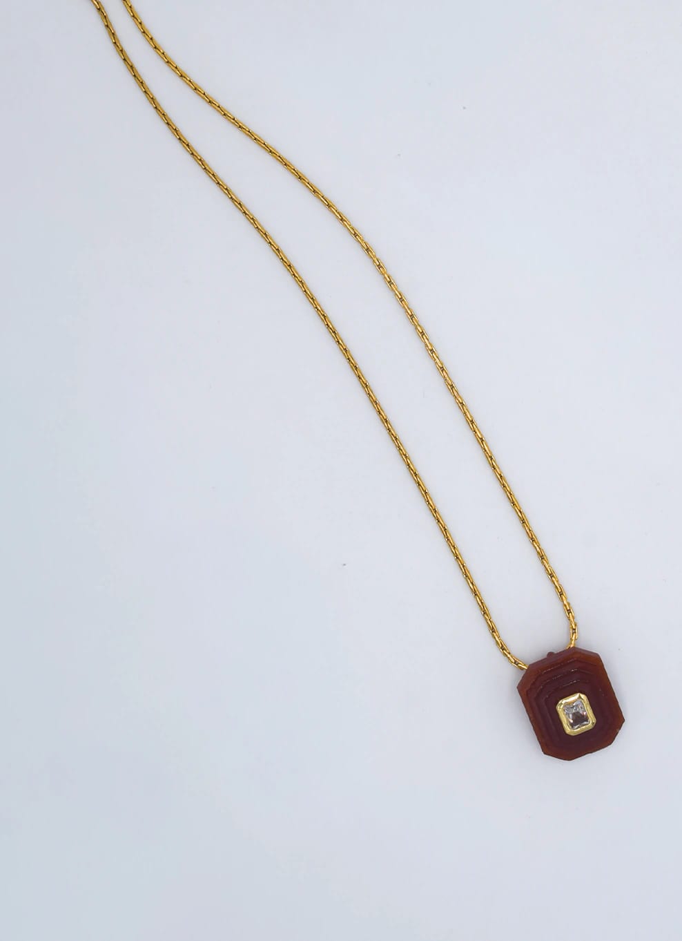 OTTAGONO - BORDEAUX NECKLACE - imagen 3
