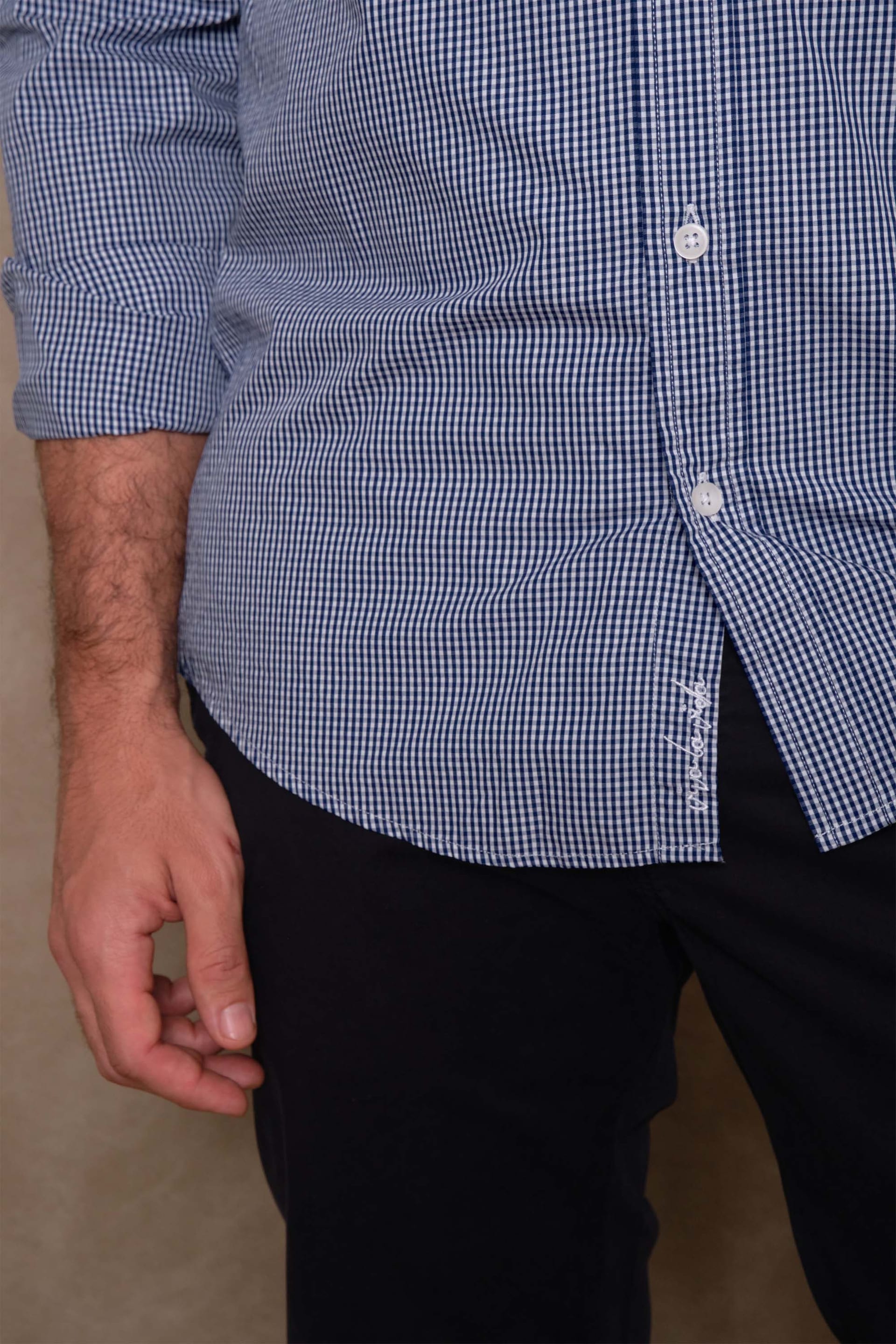 CAMISA MINI NAVY CHESS - imagen 3