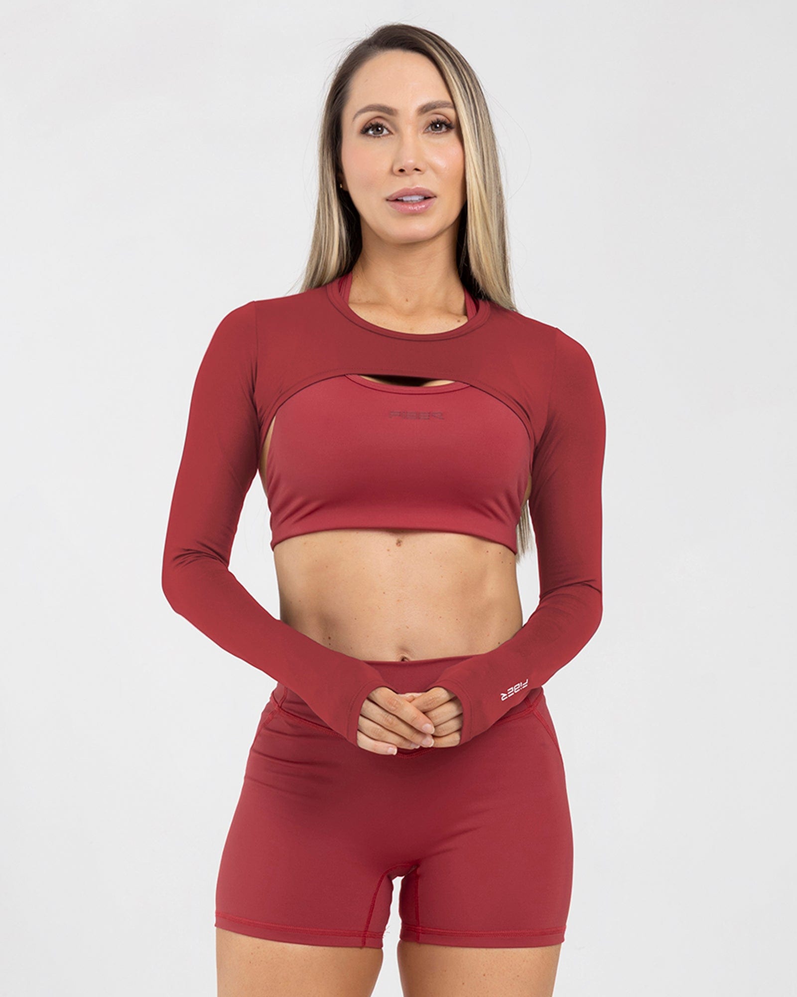 Top complemento match rojo FIBER - imagen 1