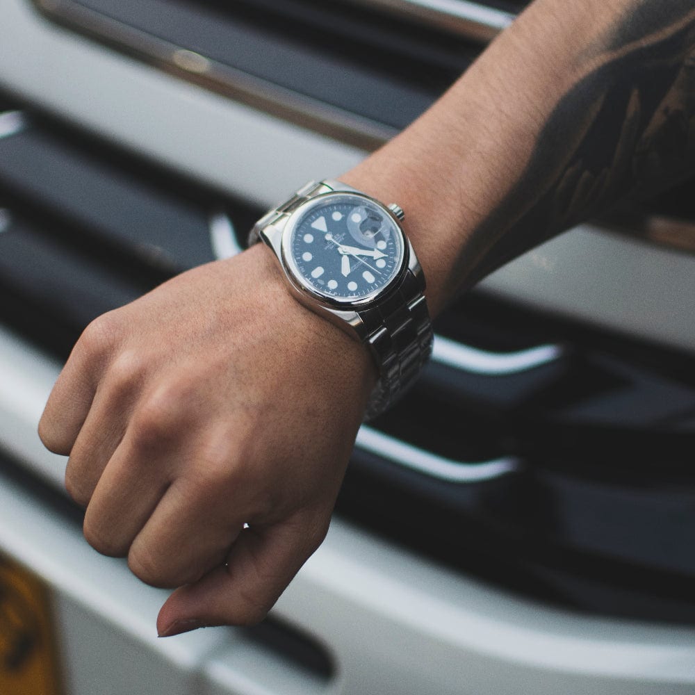 Reloj Tipo Rolex Plateado - imagen 2