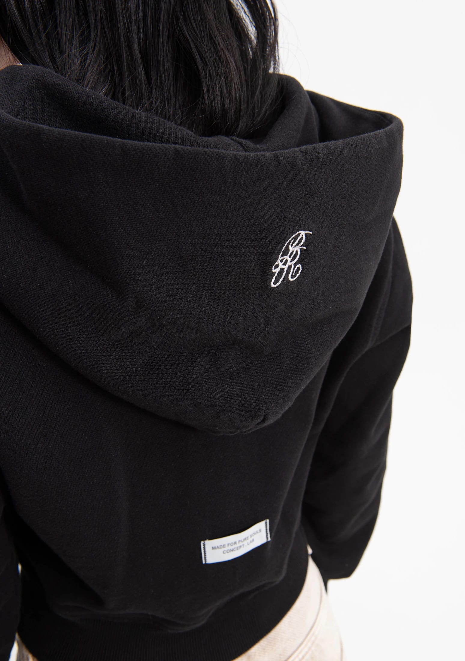 knockout woman black hoodie - imagen 8