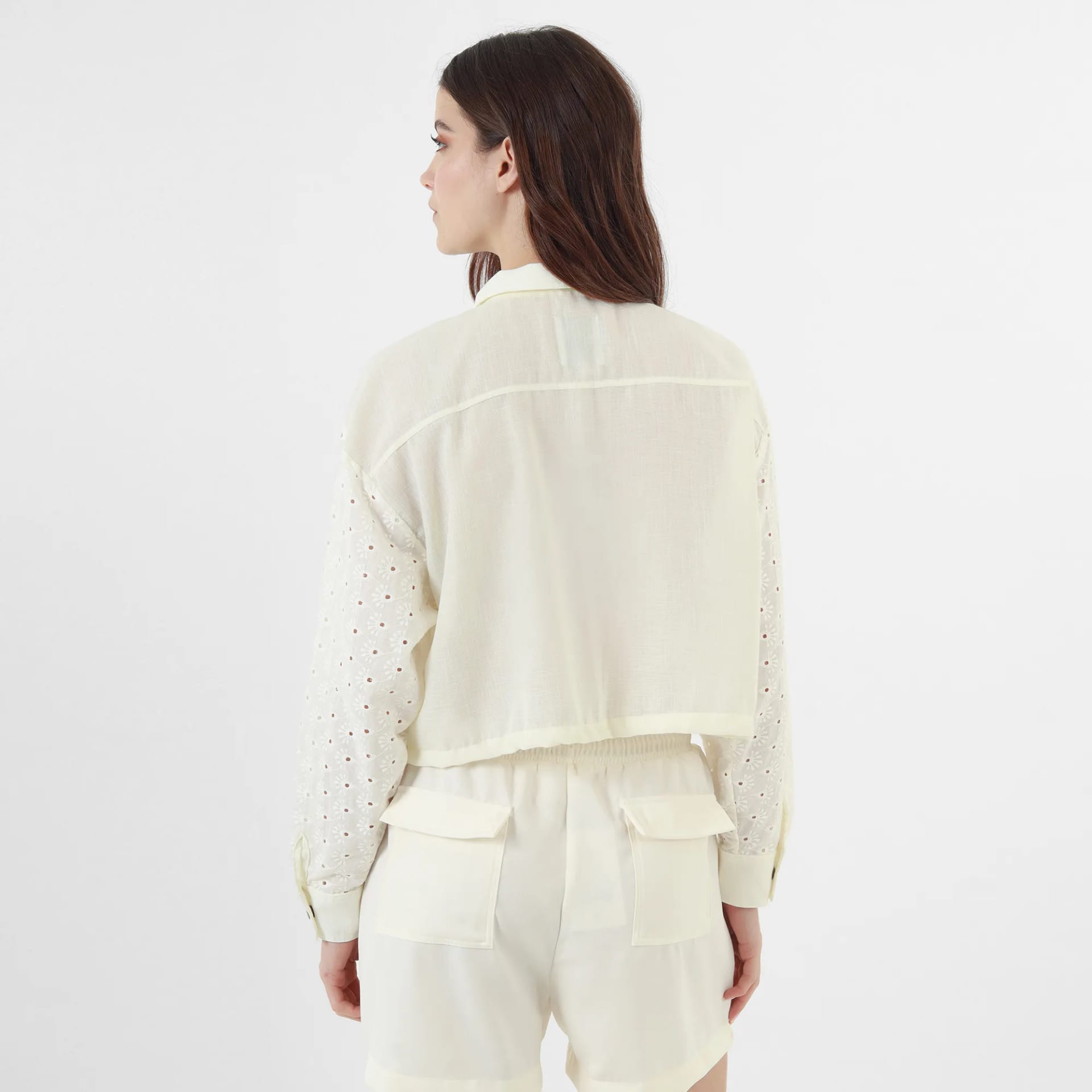 Chaqueta Cuello Camisero Manga Larga - imagen 4