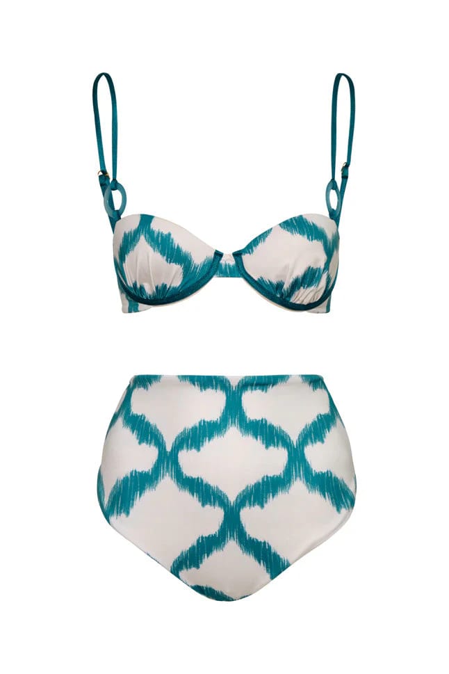 Bottom de Bikini Tania Azure Ivory Colombia - imagen 9