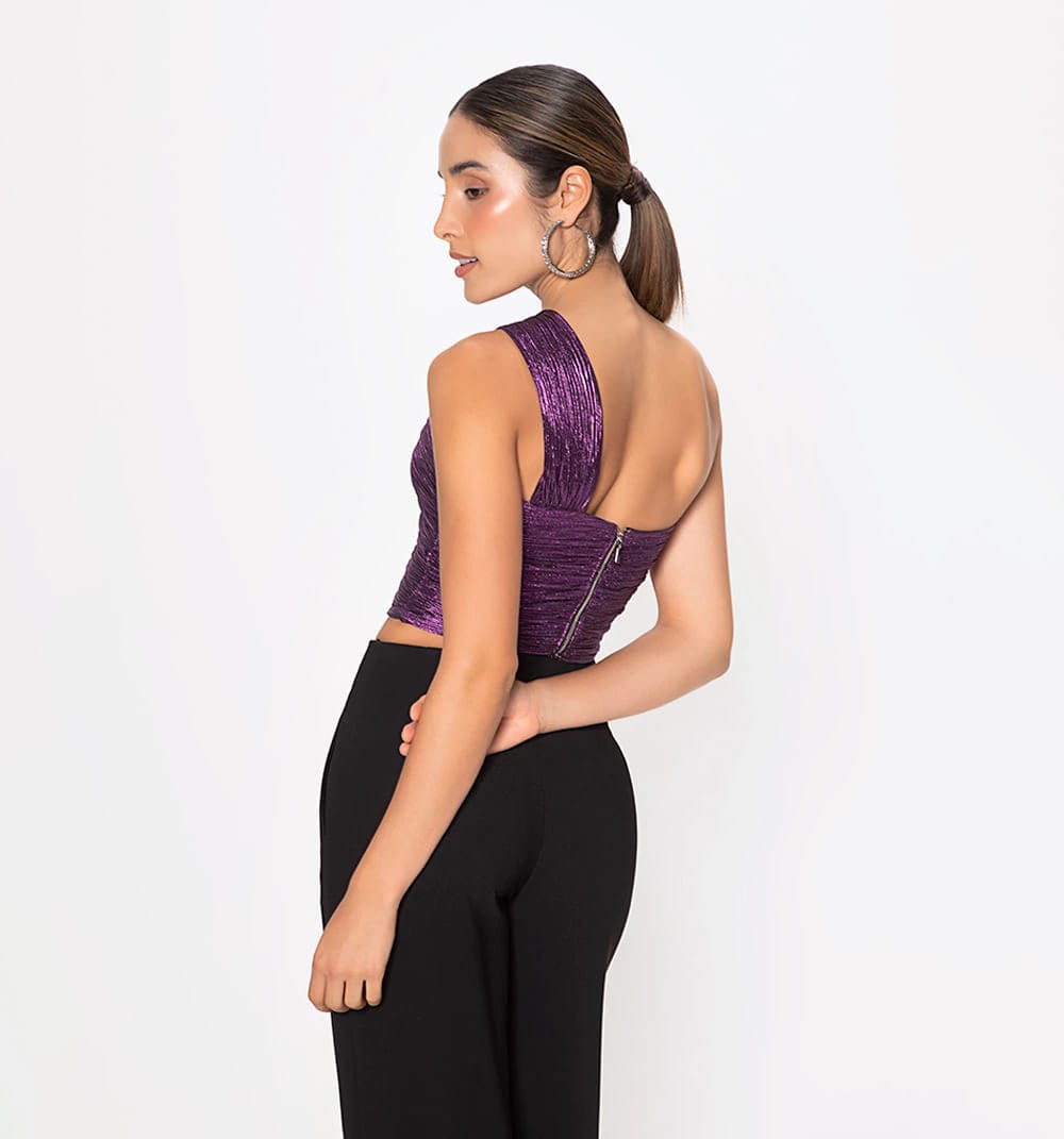 Blusa un solo hombro - imagen 4