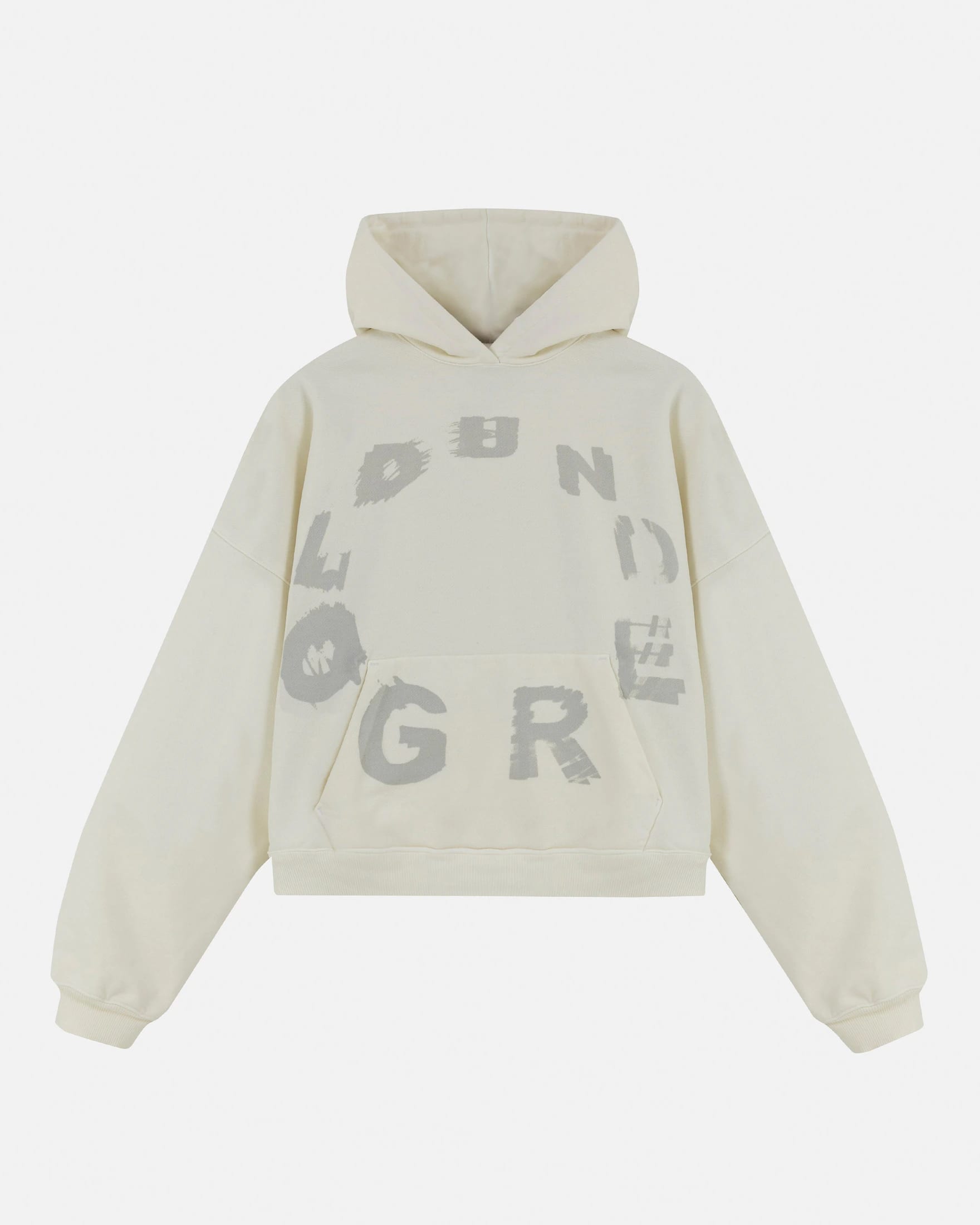 Echoes Tremor Boxy Fit Hoodie White - imagen 1